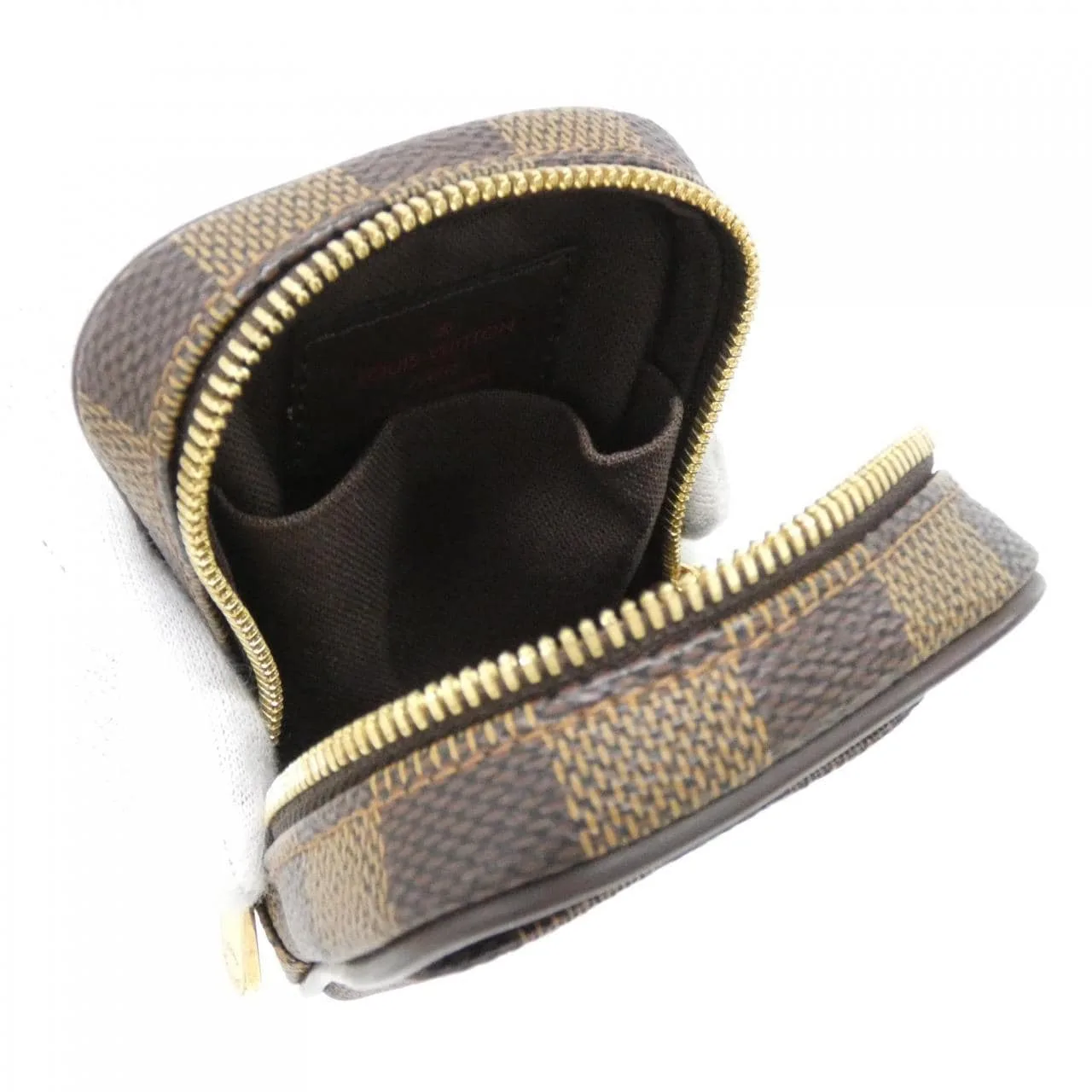 LOUIS VUITTON N61738 Pouch Damier 黑色 Damier 中古品A - 縮圖 7