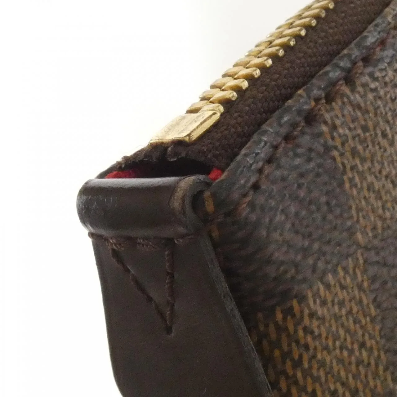 LOUIS VUITTON N41103 手提包 Damier 黑色 Damier 中古品B - 縮圖 4