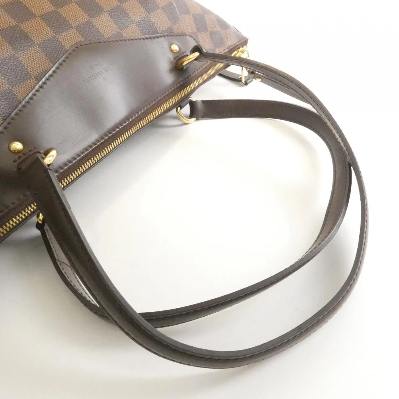 LOUIS VUITTON N41103 手提包 Damier 黑色 Damier 中古品B - 縮圖 5