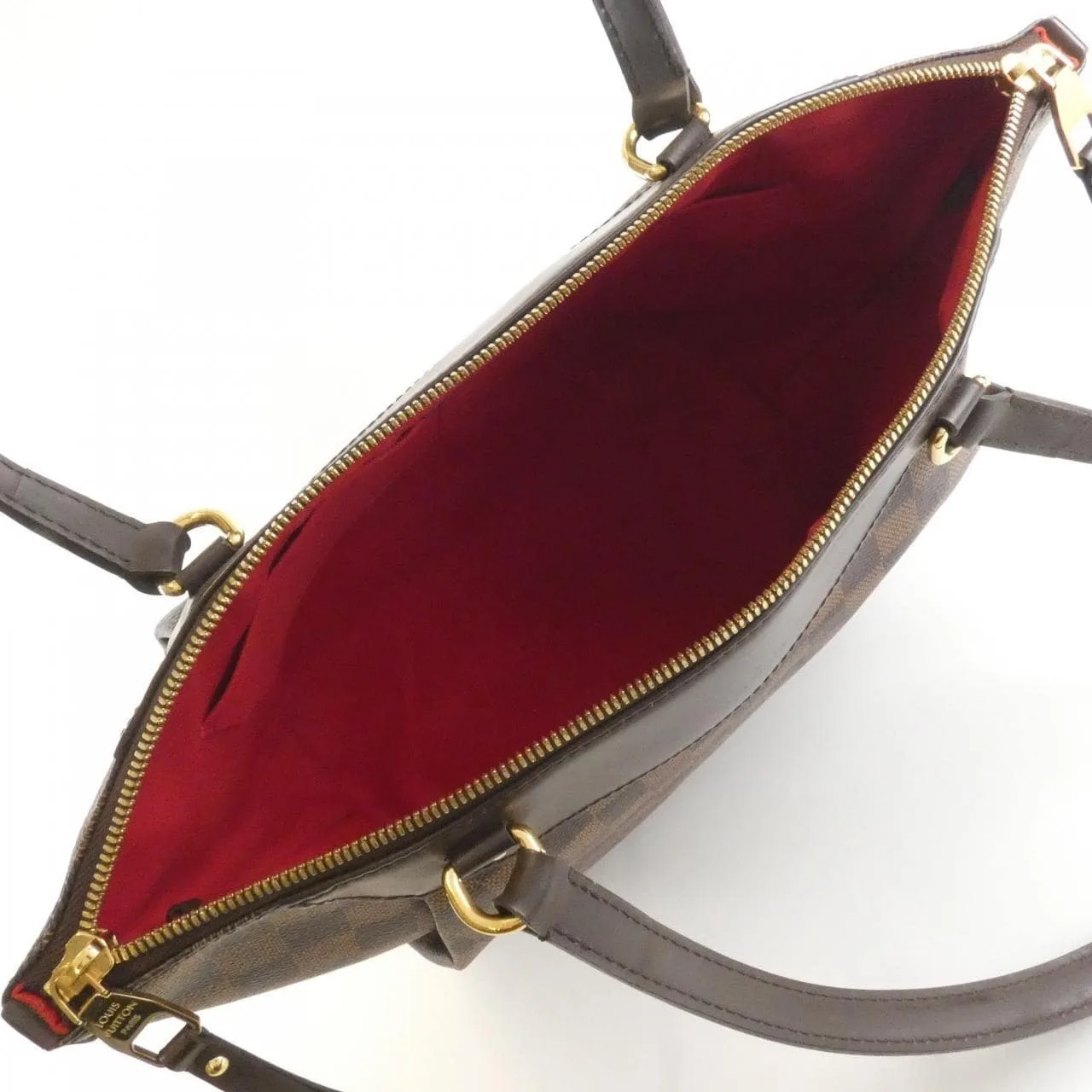 LOUIS VUITTON N41103 手提包 Damier 黑色 Damier 中古品B - 縮圖 7