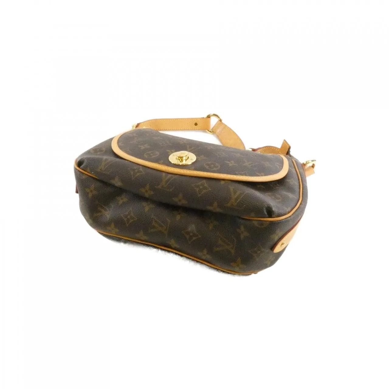 LOUIS VUITTON M40076 Shoulder Monogram 黑色 Monogram 中古品B - 縮圖 3