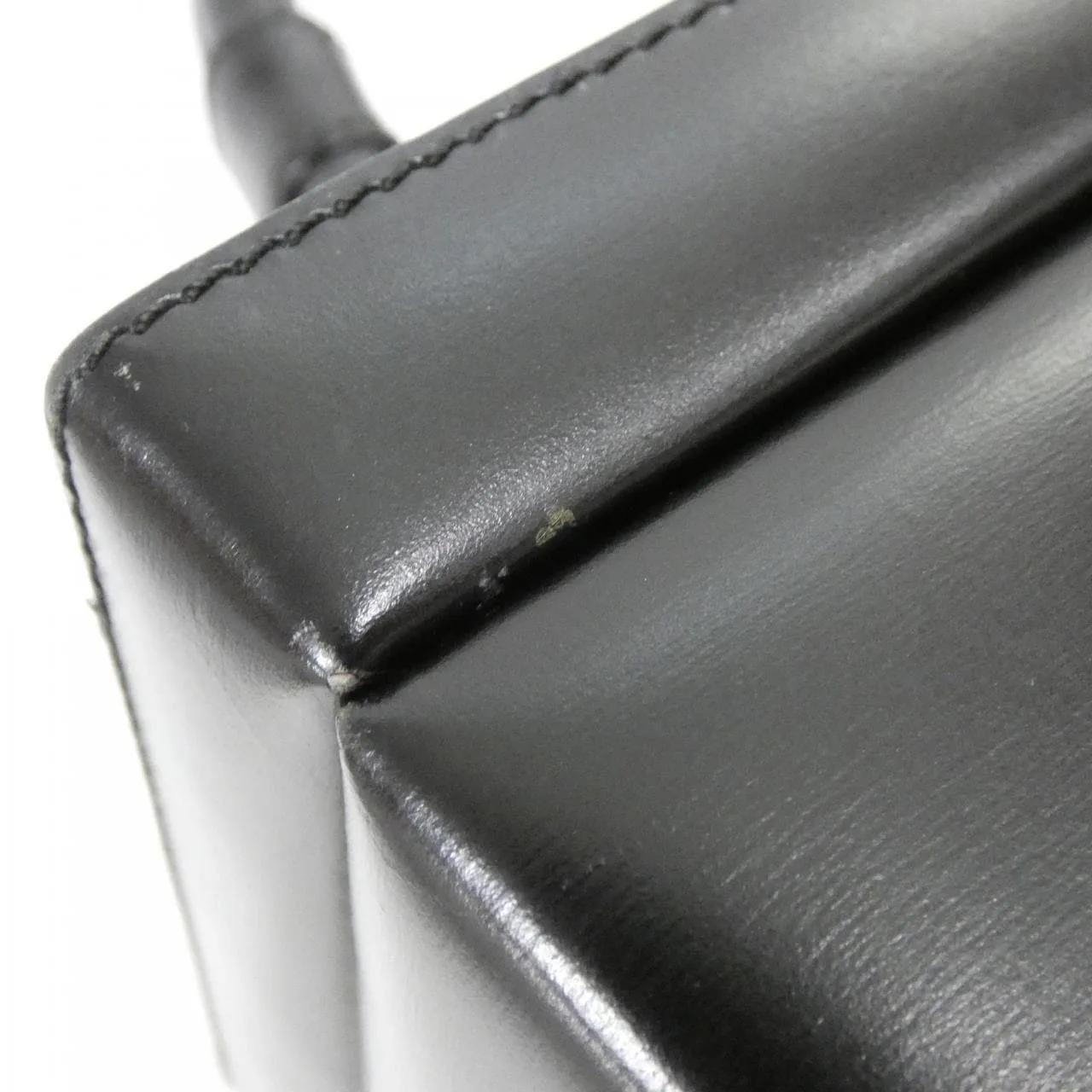 LOEWE 手提包 皮革 深藍色 皮革 中古品A - 縮圖 7