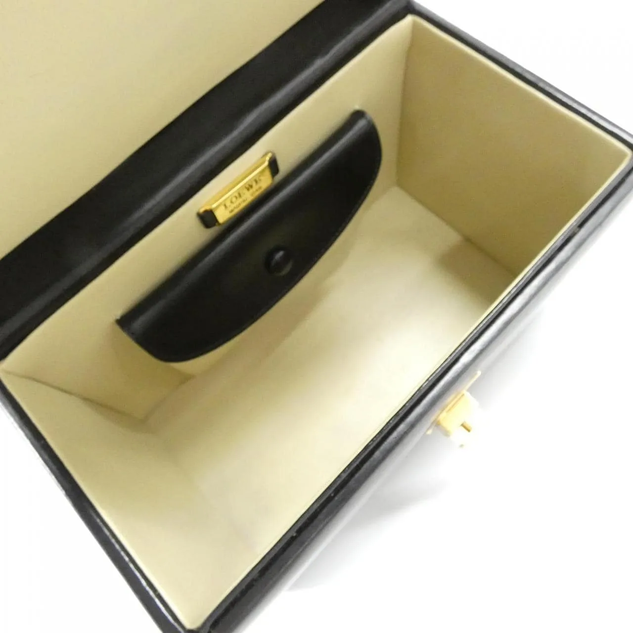 LOEWE 手提包 皮革 深藍色 皮革 中古品A - 縮圖 9