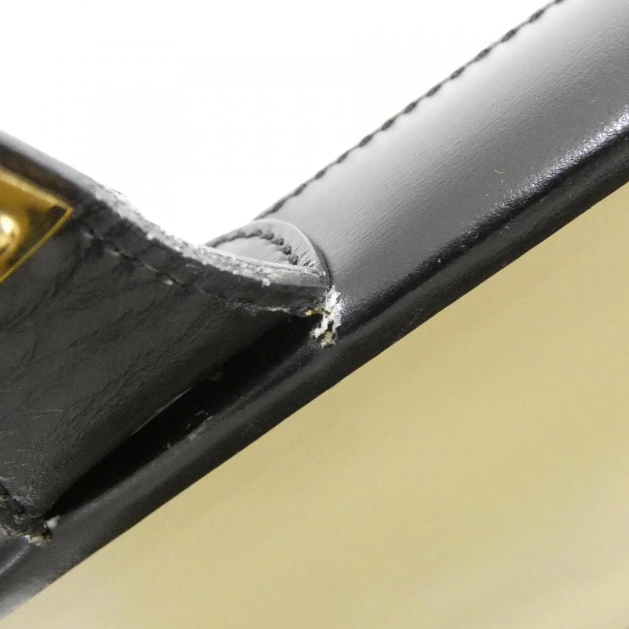 LOEWE 手提包 皮革 深藍色 皮革 中古品A - 縮圖 10