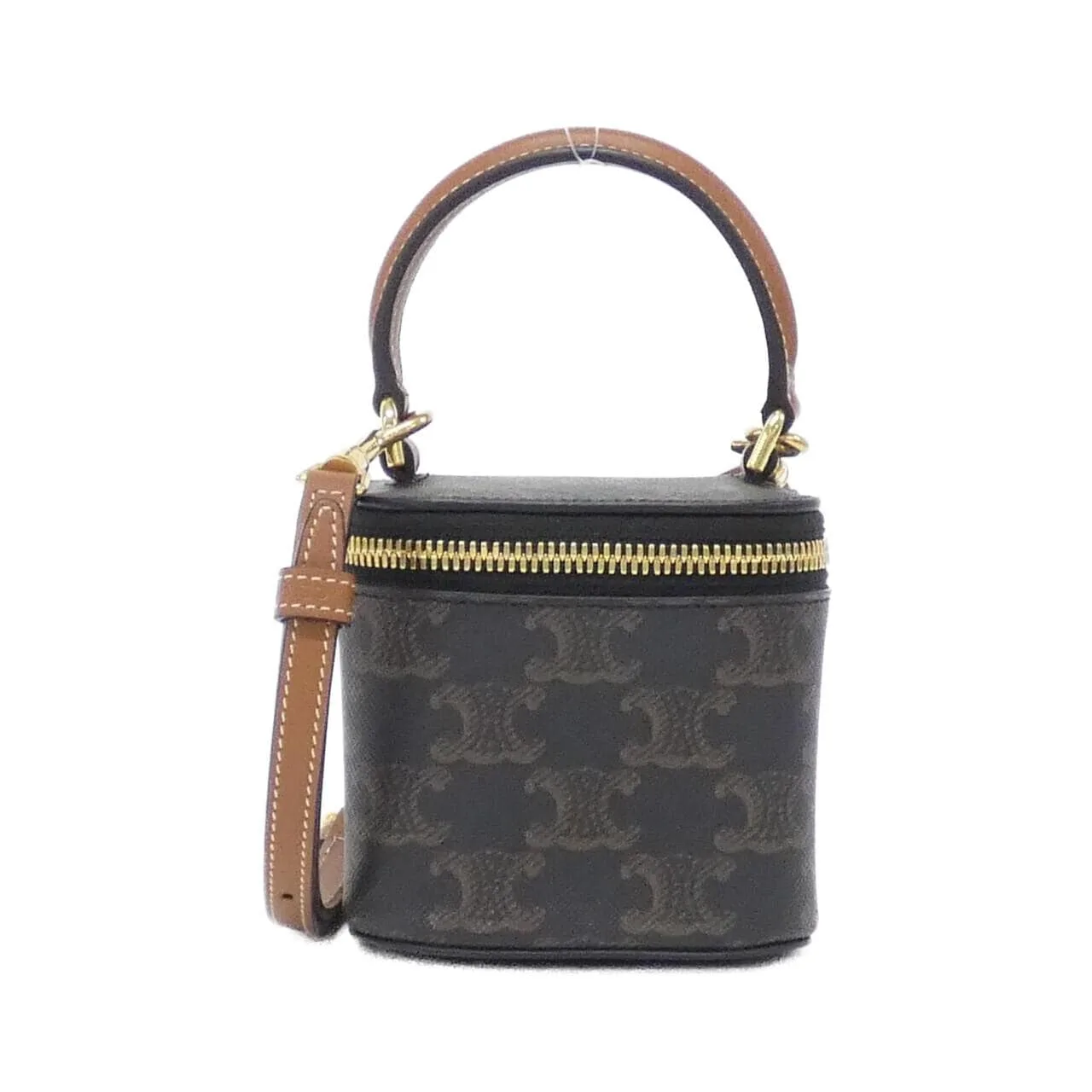 CELINE 10J762CZ1 Handbag Canvas Black