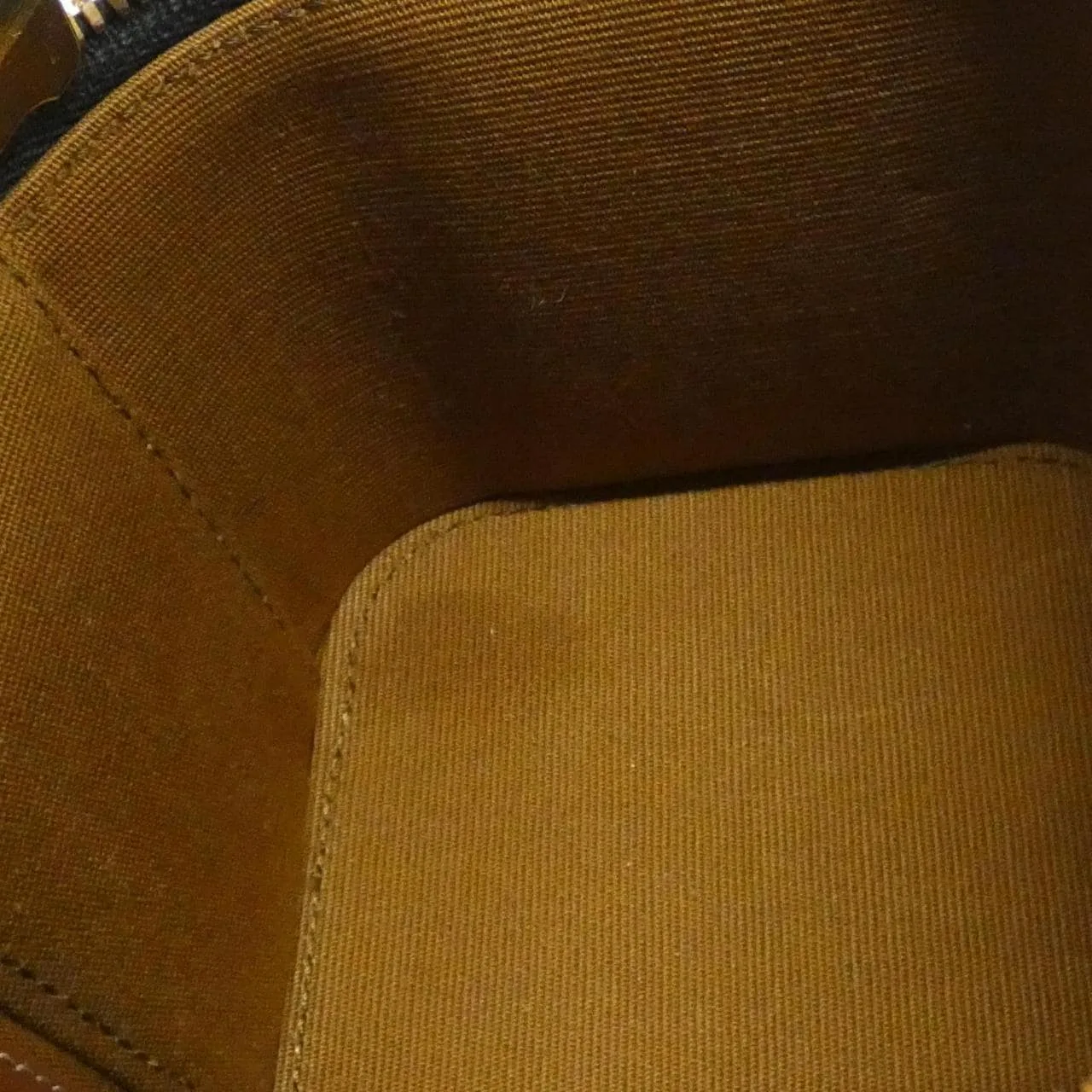 CELINE 10J762CZ1 Handbag Canvas 黑色 帆布 中古品A - 縮圖 7