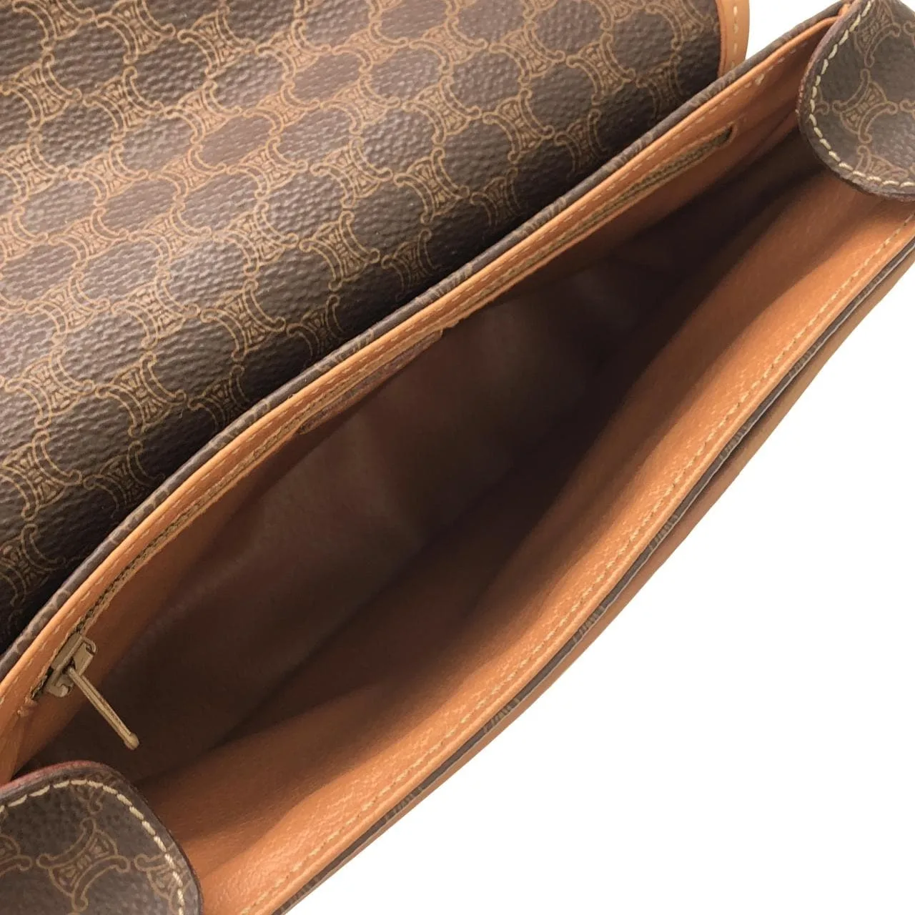 CELINE Shoulder Canvas 棕色 帆布 中古品A - 縮圖 7