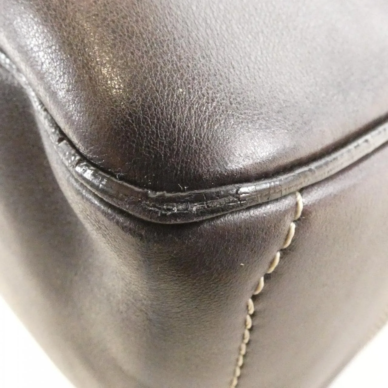 CELINE Boogie 134023S0F 手提包 皮革 棕色 皮革 中古品B - 縮圖 2