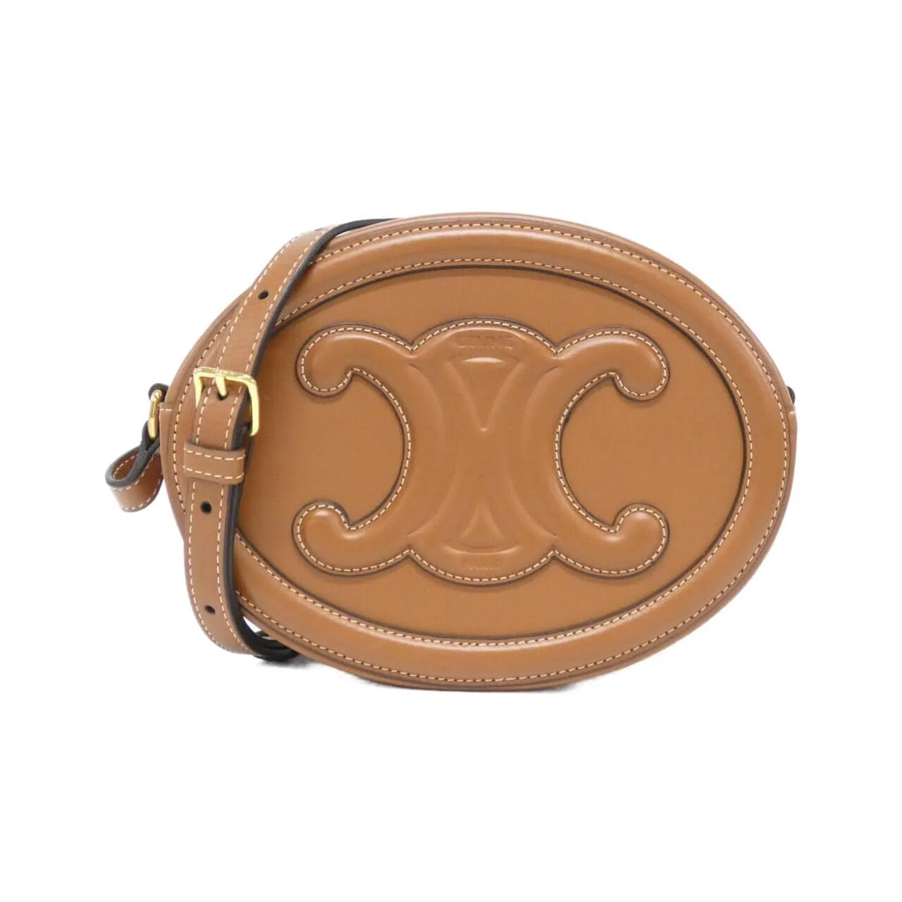 CELINE Triomphe 198603DXC Shoulder Black