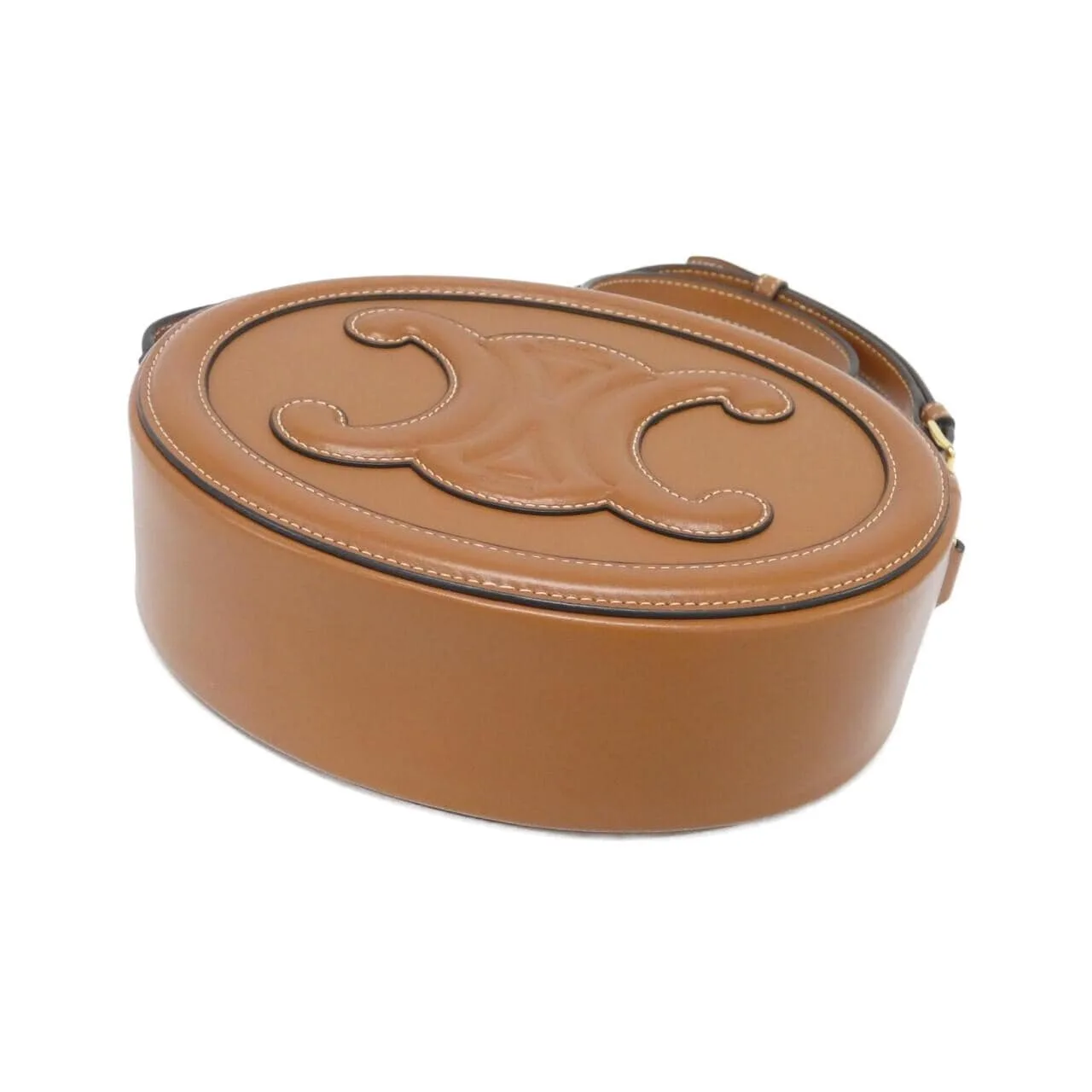 CELINE Triomphe 198603DXC Shoulder Black Rank A - Thumbnail 2