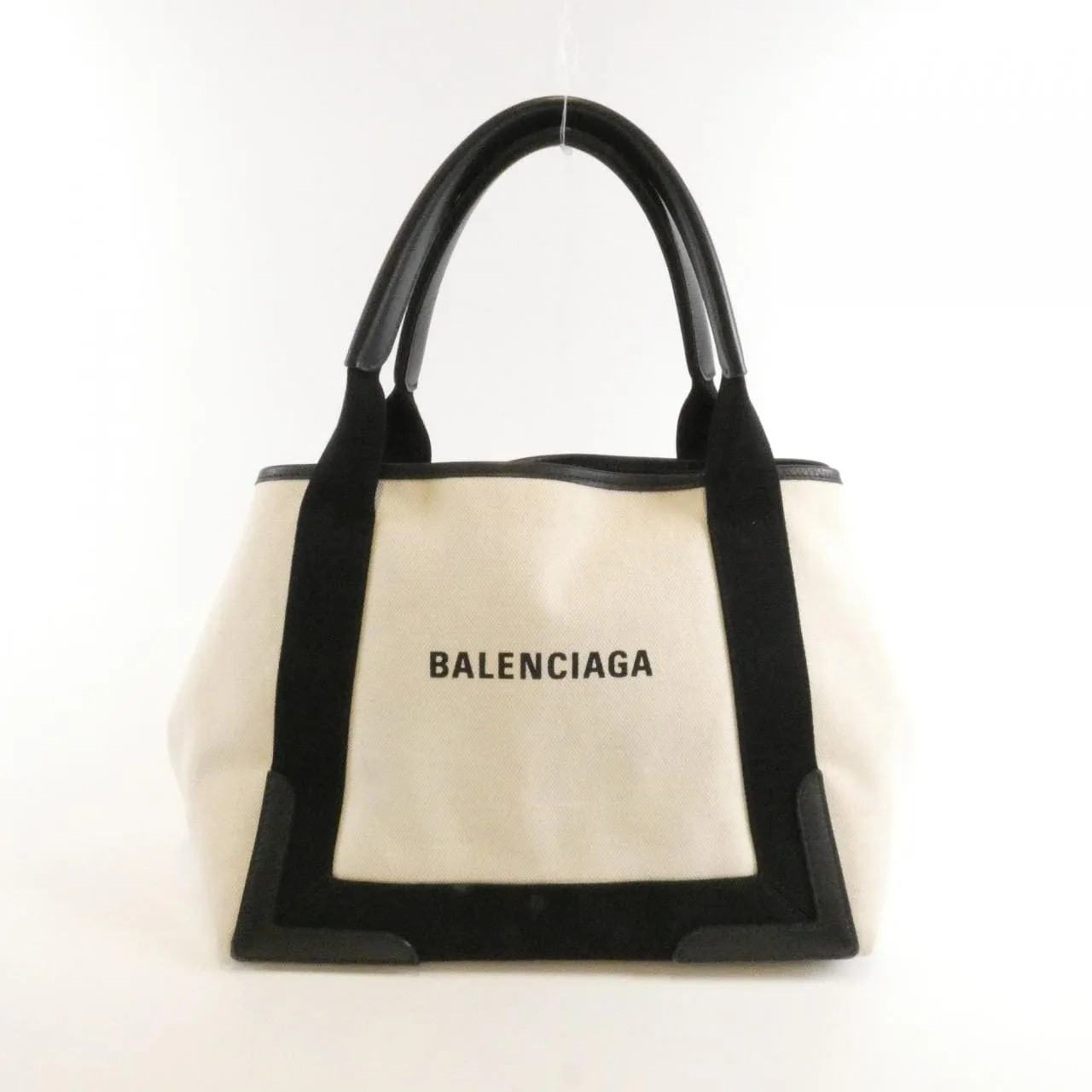 BALENCIAGA 339933 AQ38N Handbag Canvas Navy