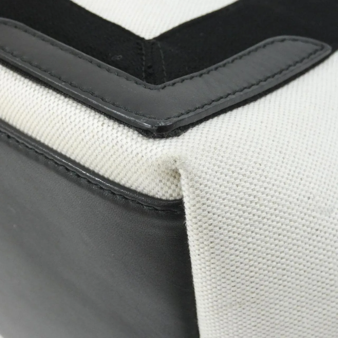 BALENCIAGA 339933 AQ35N 手提包 帆布 深藍色 帆布 中古品B - 縮圖 4