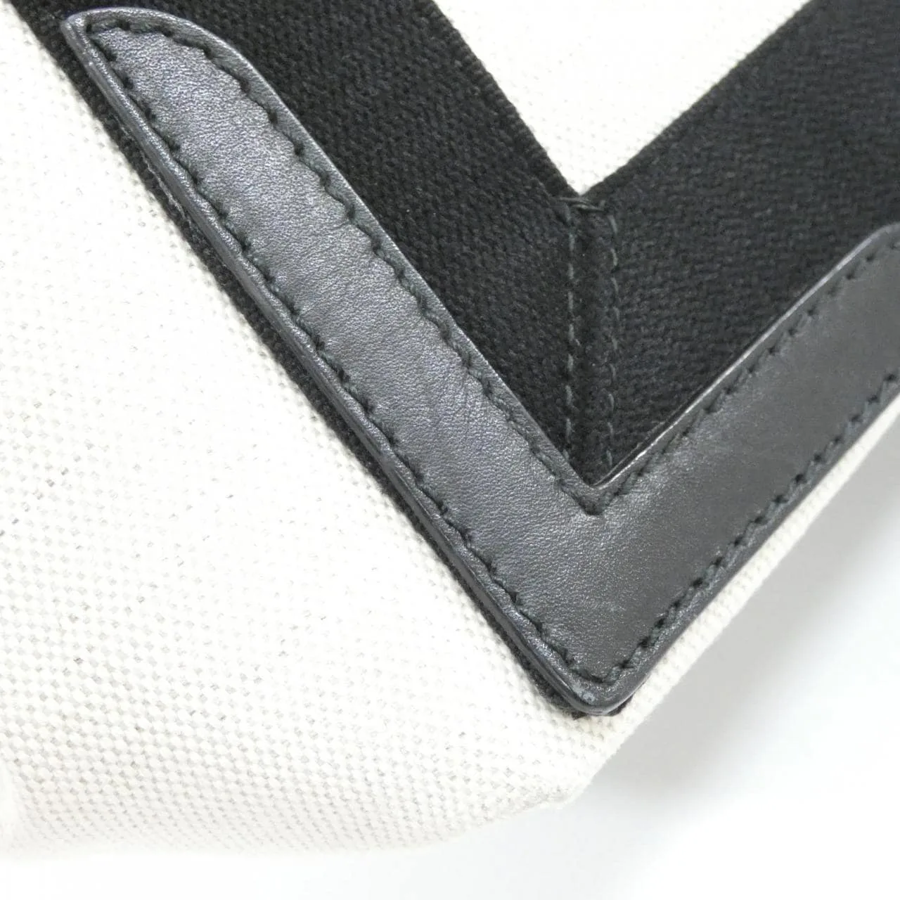 BALENCIAGA 339933 AQ35N 手提包 帆布 深藍色 帆布 中古品B - 縮圖 5