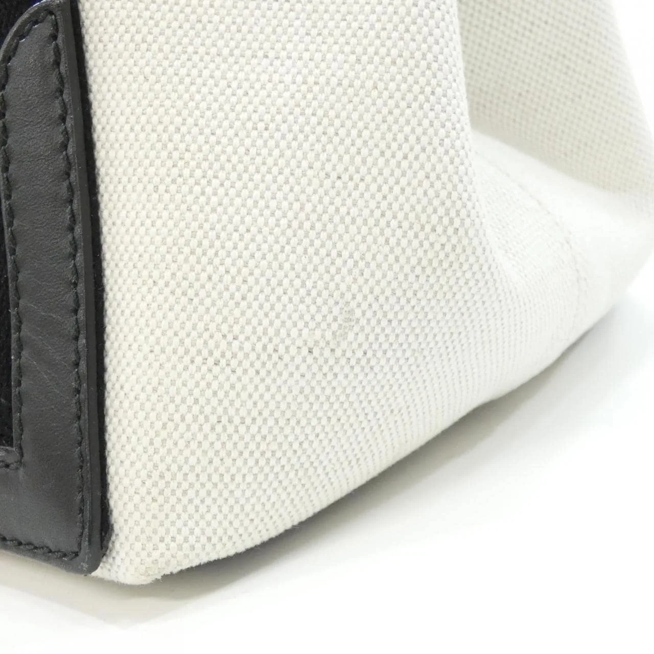 BALENCIAGA 339933 AQ35N 手提包 帆布 深藍色 帆布 中古品B - 縮圖 6