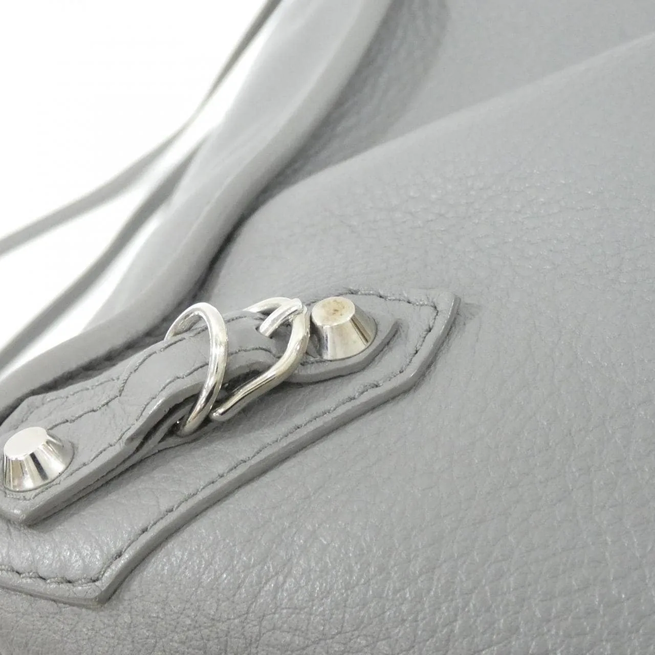 BALENCIAGA 432596 DLQ0N 手提包 黑色 中古品B - 縮圖 4