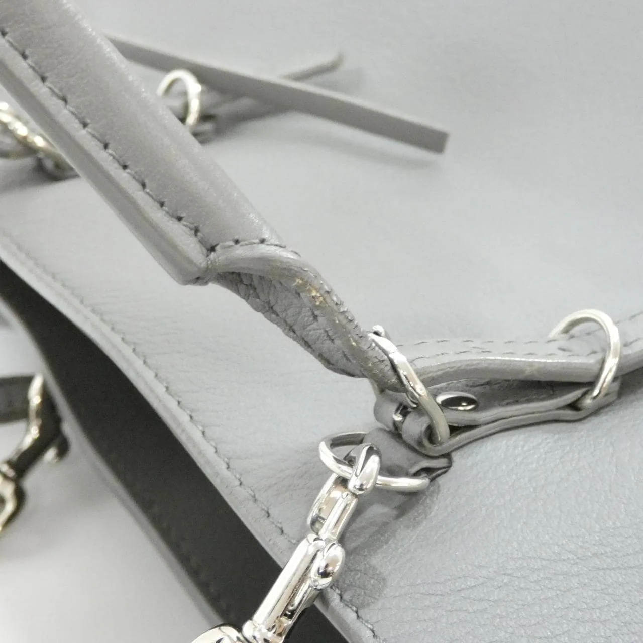 BALENCIAGA 432596 DLQ0N 手提包 黑色 中古品B - 縮圖 7