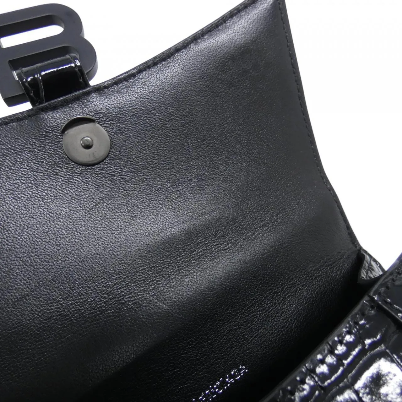 BALENCIAGA Hourglass 592833 1LR67 Handbag Black Rank A - Thumbnail 10