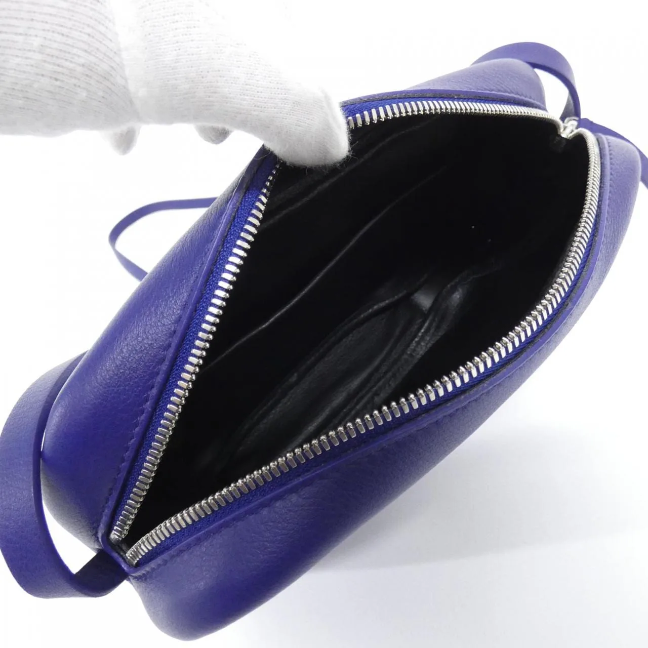 BALENCIAGA Everyday 489812 D6W9N Shoulder Leather 黑色 皮革 中古品A - 縮圖 8