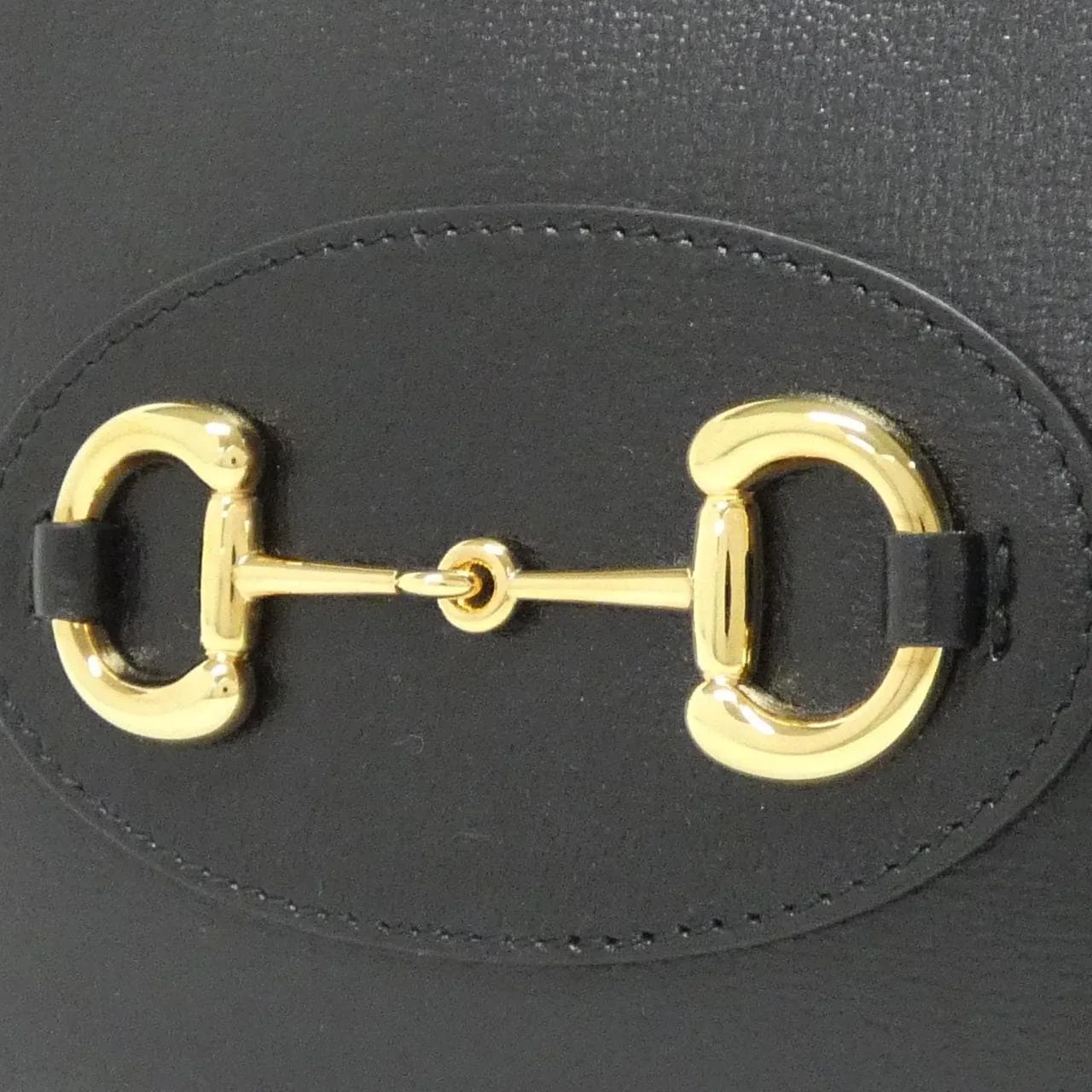 GUCCI 760196 1AAQD 肩背包 皮革 黑色 皮革 中古品A - 縮圖 4