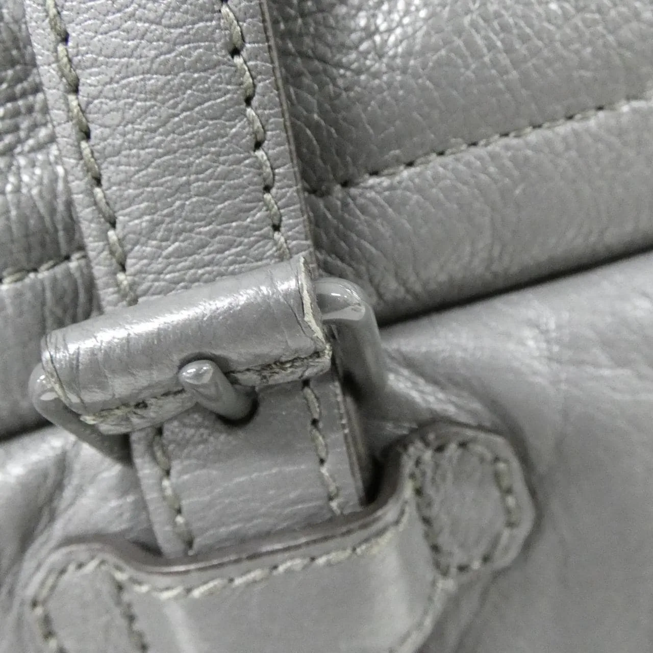 GUCCI 725664 AABDG 手提包 皮革 黑色 皮革 中古品A - 縮圖 4