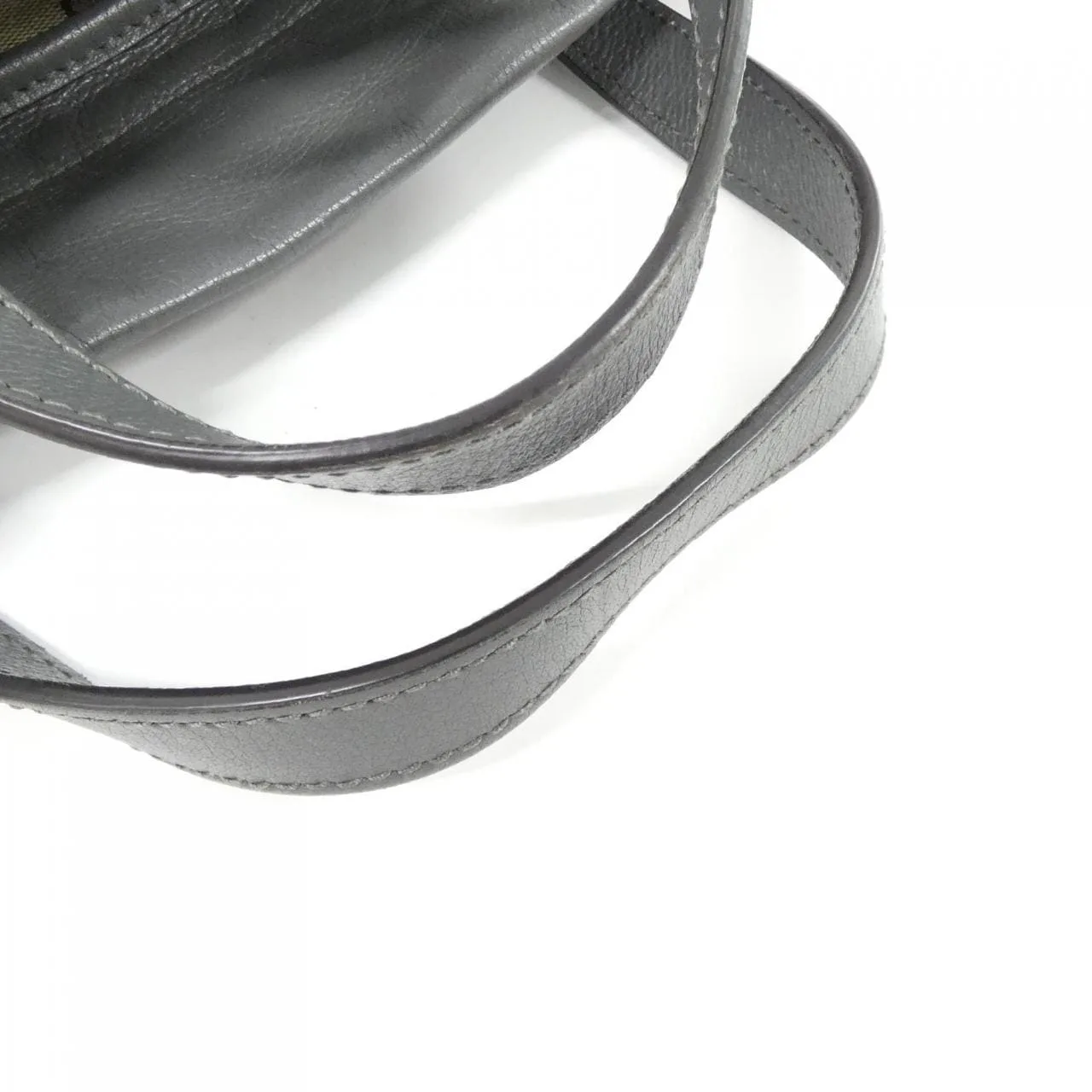 GUCCI 725664 AABDG 手提包 皮革 黑色 皮革 中古品A - 縮圖 6