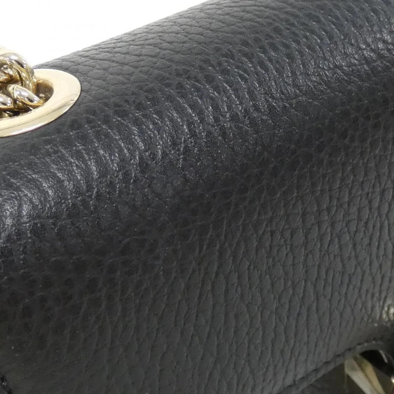 GUCCI 510304 CAO0G Shoulder Leather 黑色 皮革 中古品A - 縮圖 4