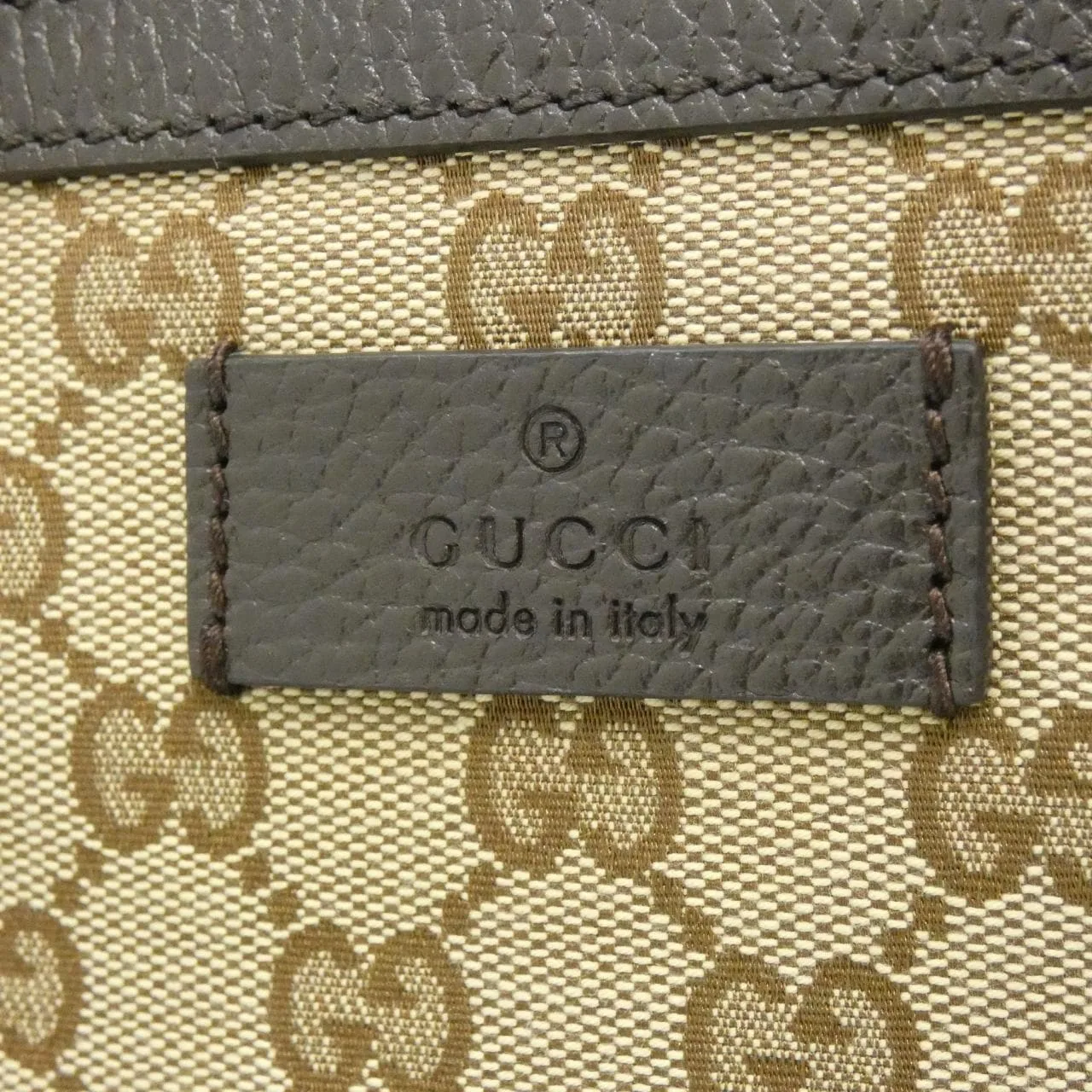 GUCCI GG Supreme 449169 KY9KN 手提包 帆布 黑色 帆布 中古品A - 縮圖 4