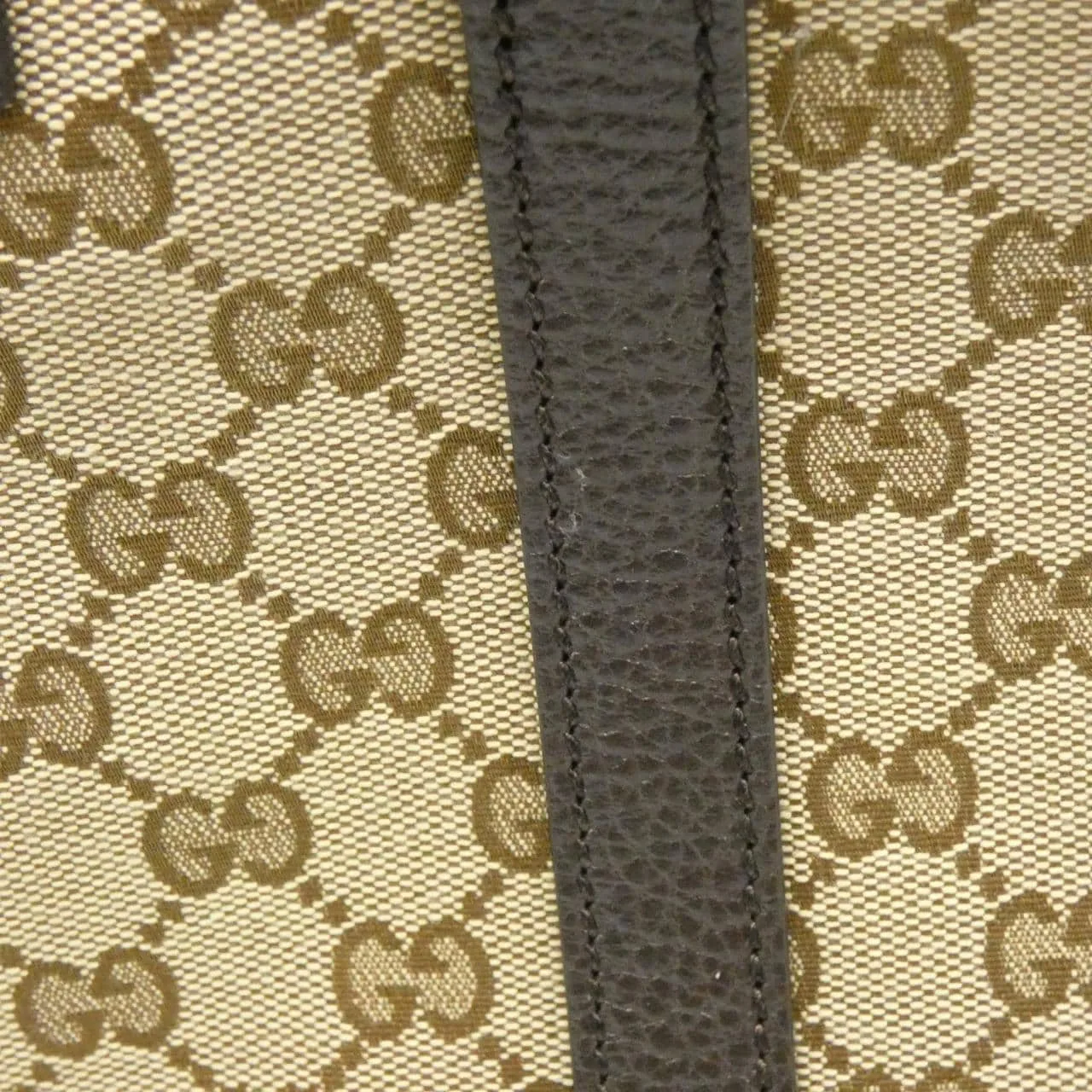 GUCCI GG Supreme 449169 KY9KN 手提包 帆布 黑色 帆布 中古品A - 縮圖 5