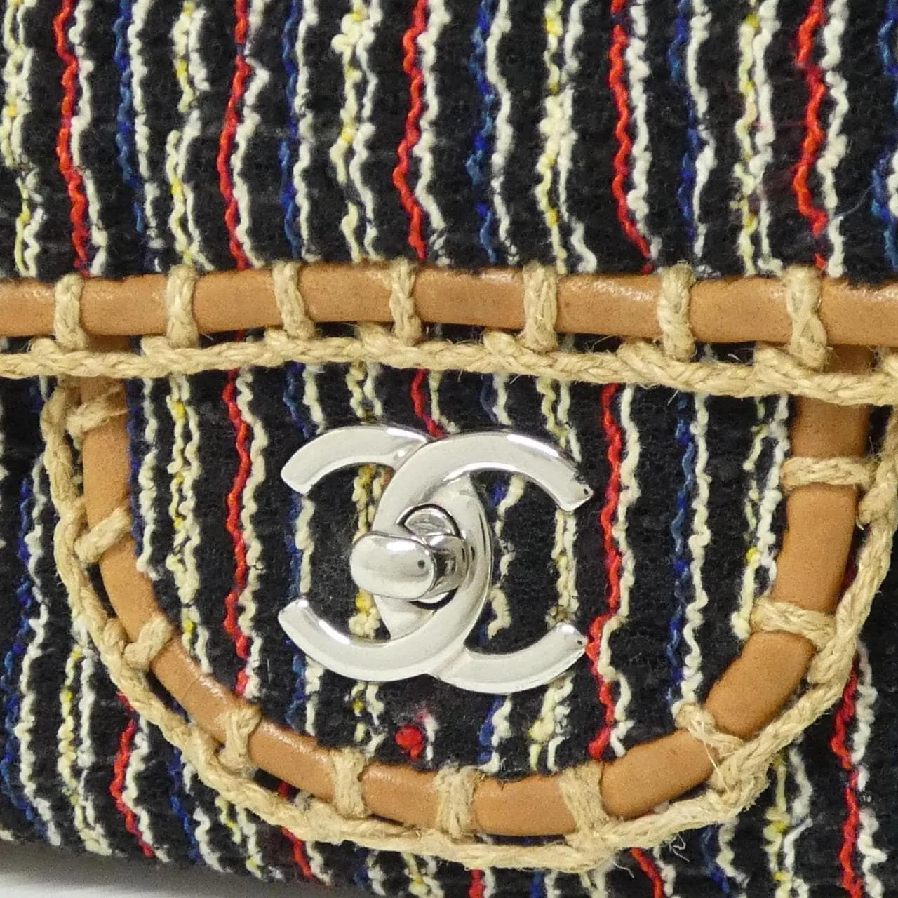 CHANEL 49211 Shoulder Tweed Multicolor Tweed Rank A - Thumbnail 3