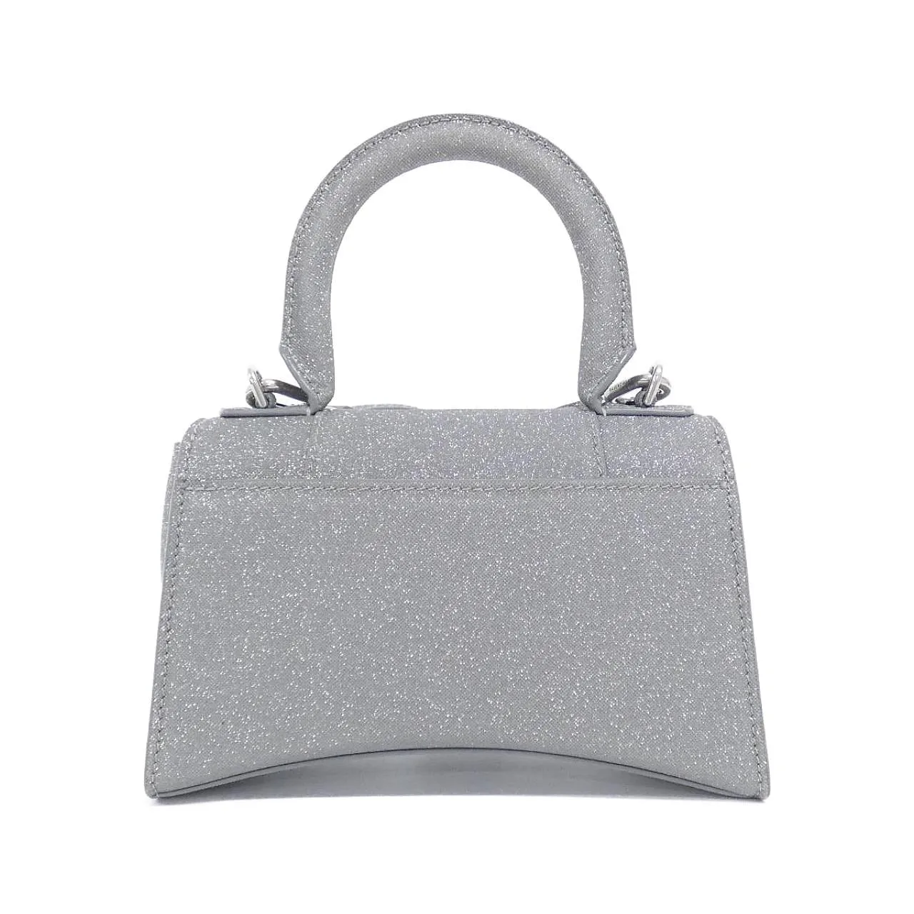 BALENCIAGA Hourglass 592833 Handbag Nylon Black Nylon Rank A - Thumbnail 2