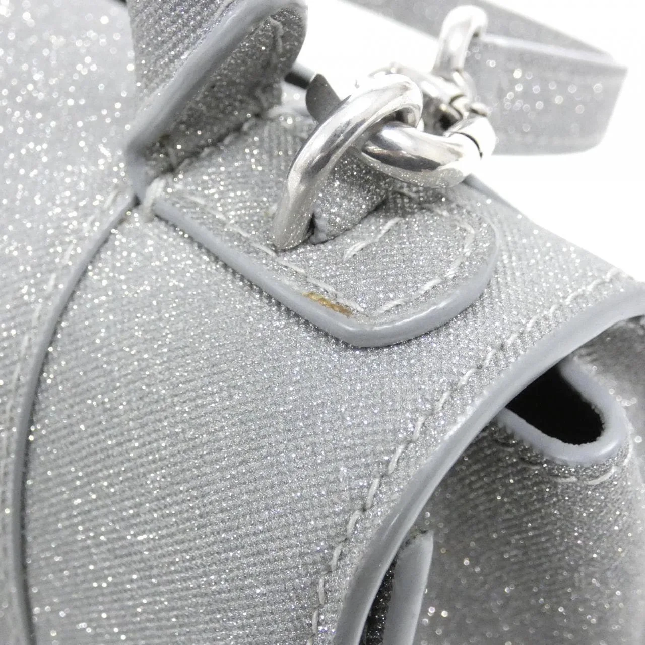 BALENCIAGA Hourglass 592833 Handbag Nylon Black Nylon Rank A - Thumbnail 5