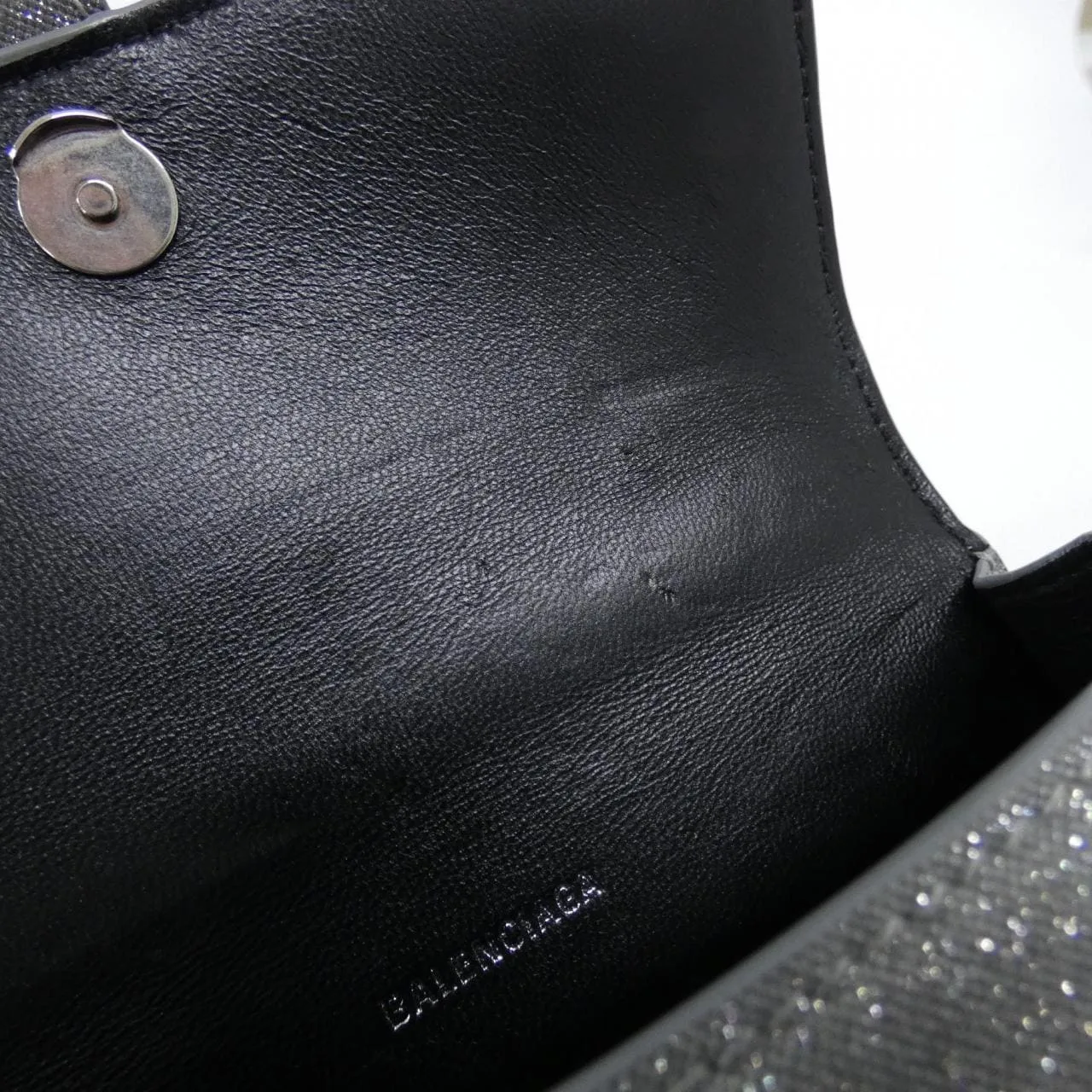 BALENCIAGA Hourglass 592833 Handbag Nylon Black Nylon Rank A - Thumbnail 10