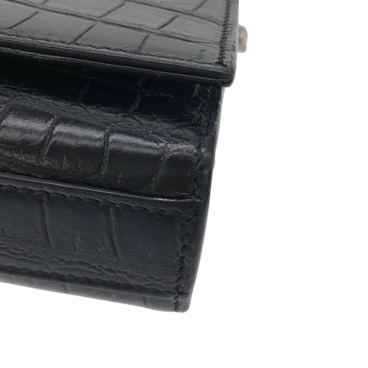 SAINT LAURENT 354120 Shoulder Leather Black Leather Rank A - Thumbnail 3