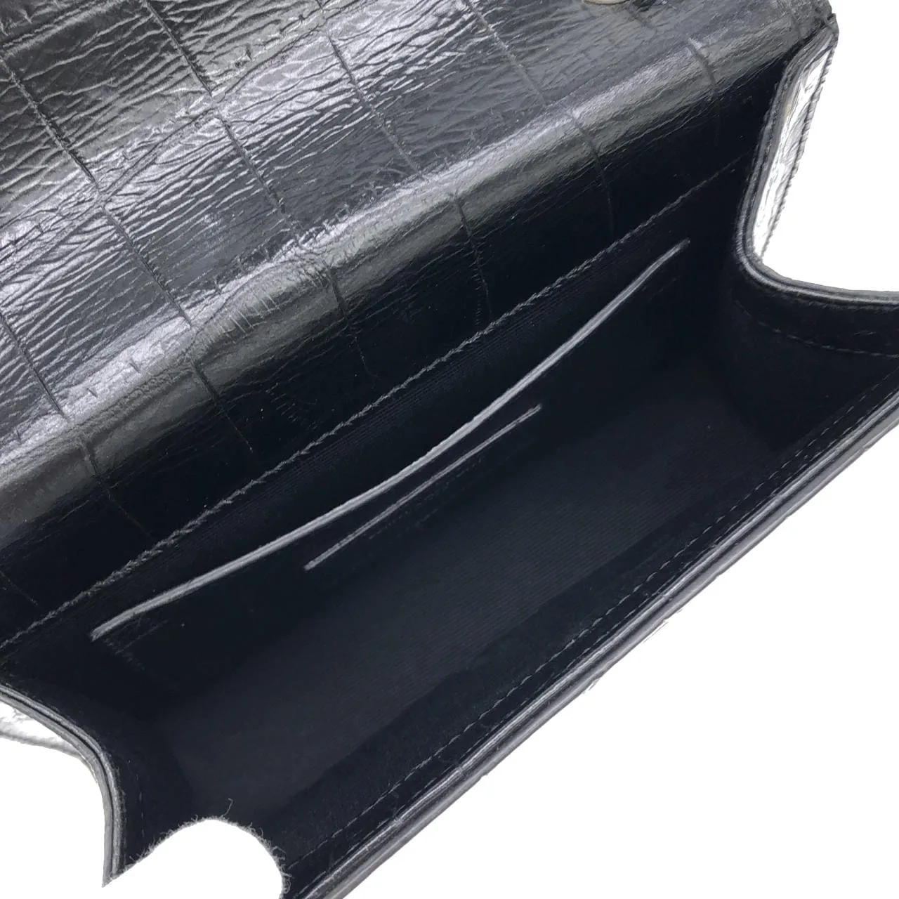 SAINT LAURENT 354120 Shoulder Leather Black Leather Rank A - Thumbnail 6