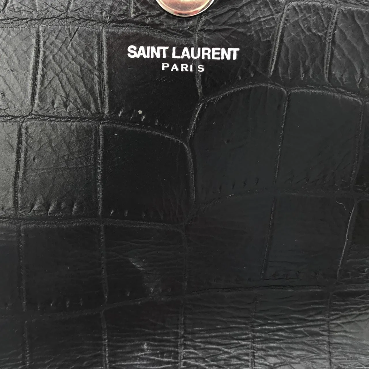 SAINT LAURENT 354120 Shoulder Leather Black Leather Rank A - Thumbnail 7