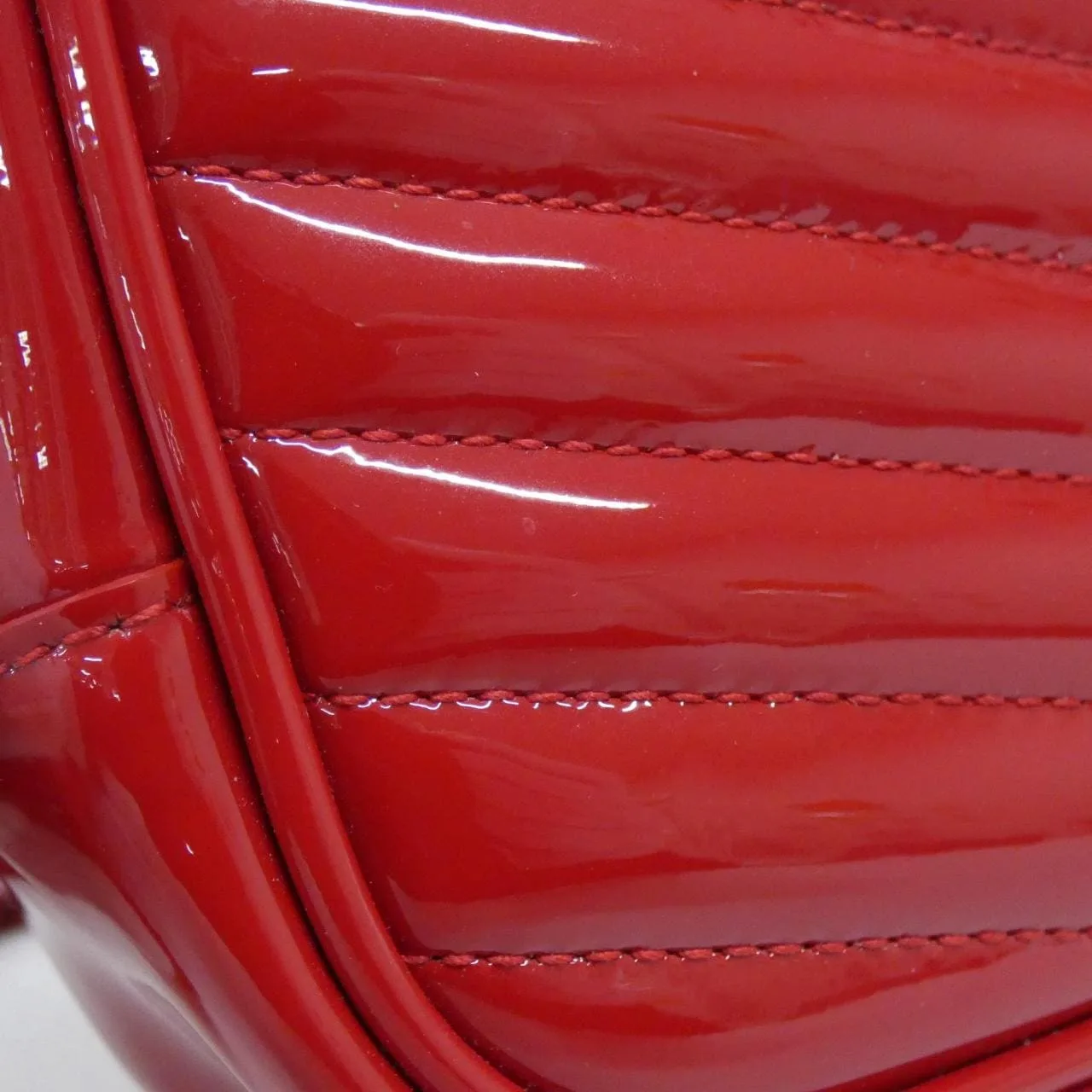 SAINT LAURENT 612579 Shoulder Patent Leather Red Patent Leather Rank A - Thumbnail 5