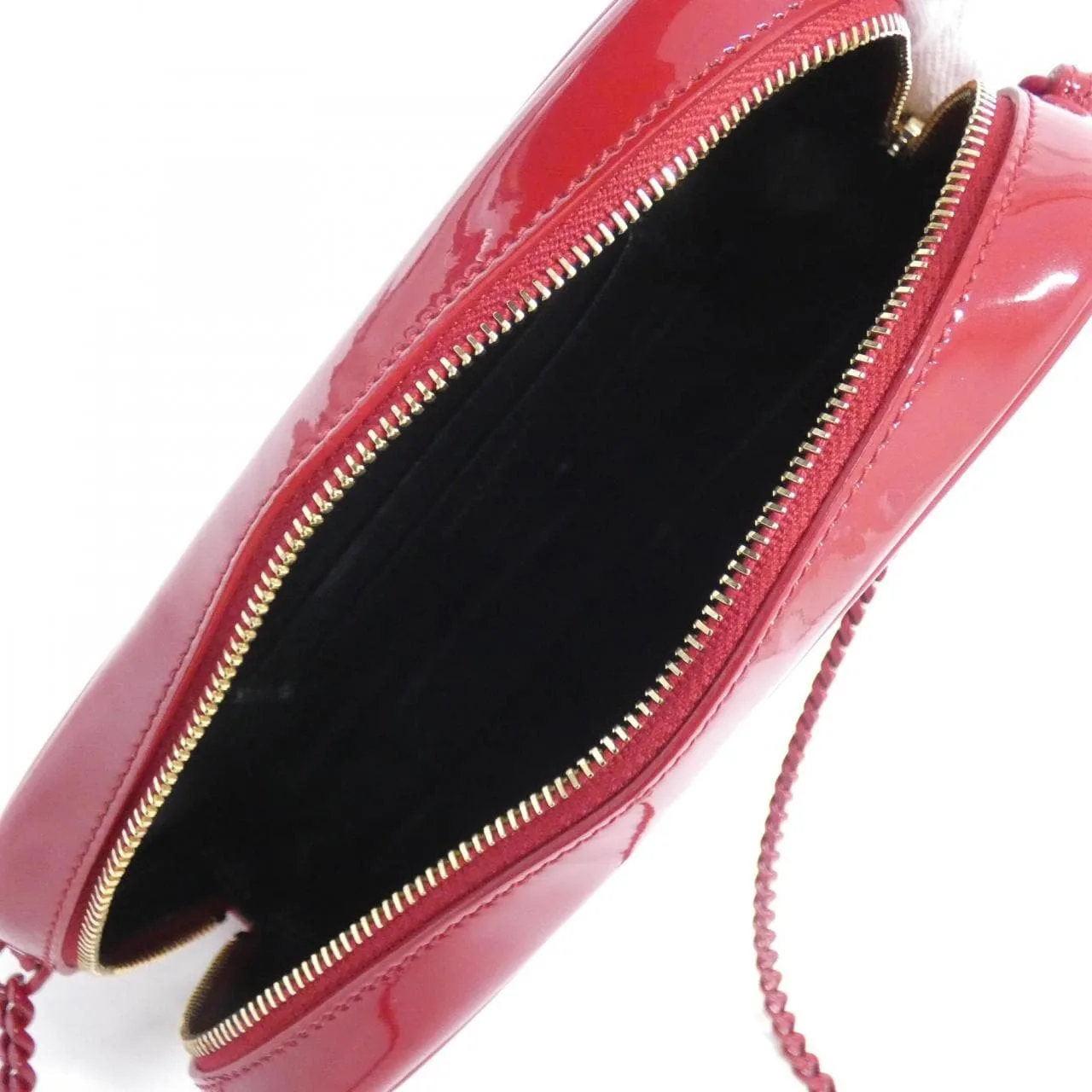 SAINT LAURENT 612579 Shoulder Patent Leather Red Patent Leather Rank A - Thumbnail 9