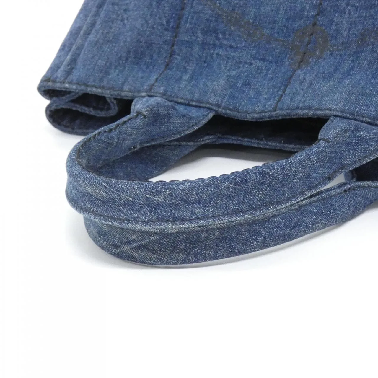 PRADA Canapa B1877B 手提包 黑色 中古品B - 縮圖 5