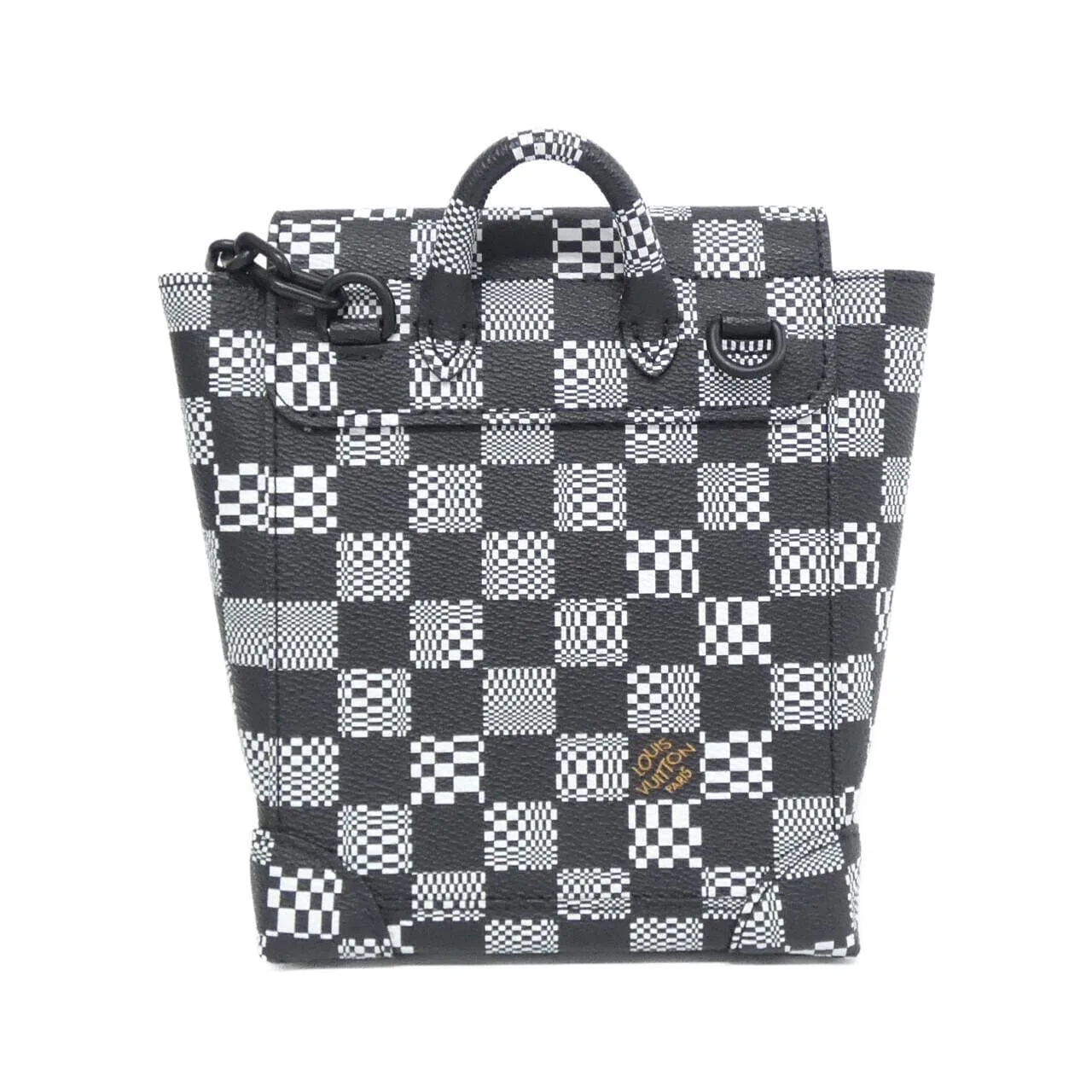 LOUIS VUITTON Steamer N60453 Shoulder Damier 黑色 Damier 中古品A - 縮圖 2
