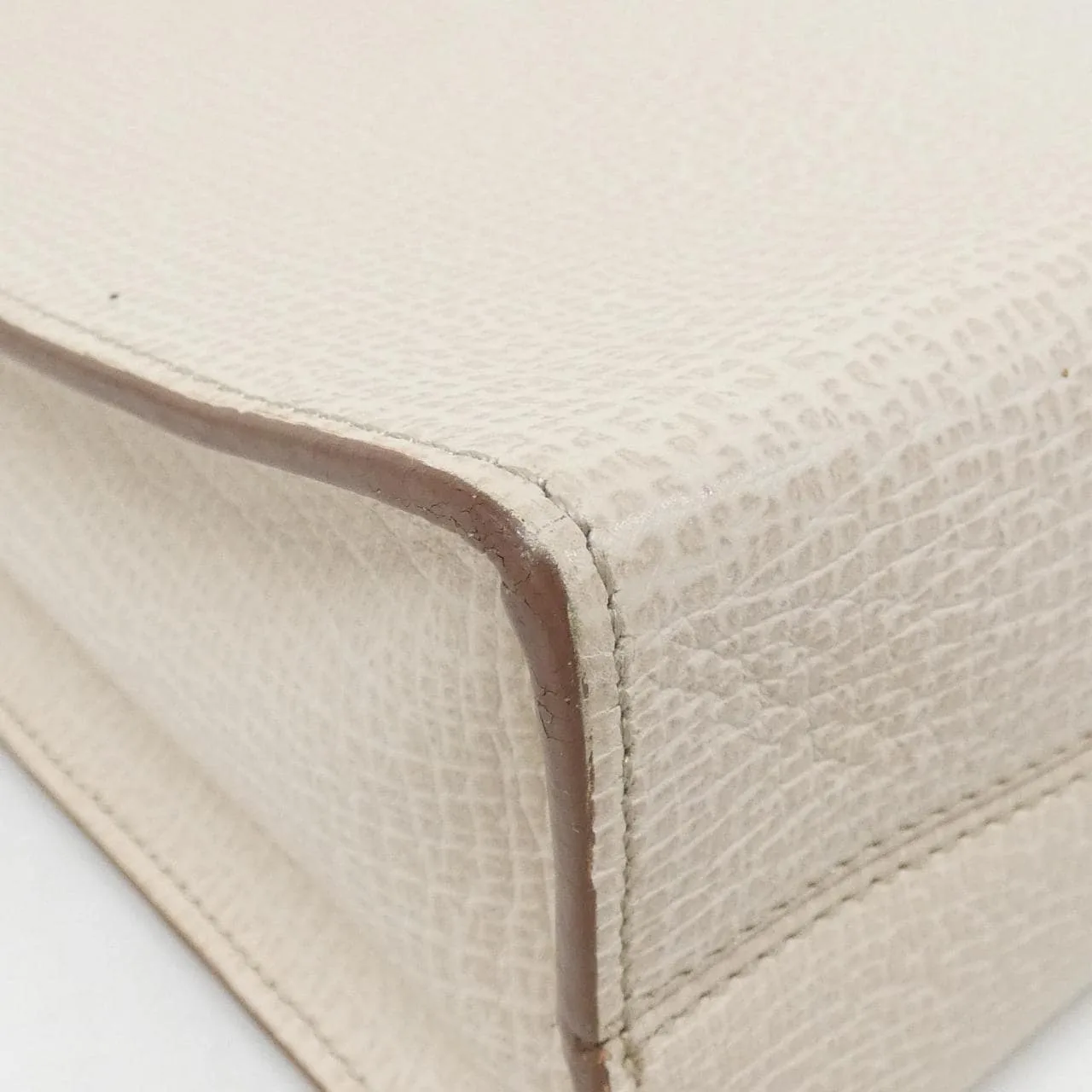 LOEWE Handbag Leather 黑色 皮革 中古品A - 縮圖 3