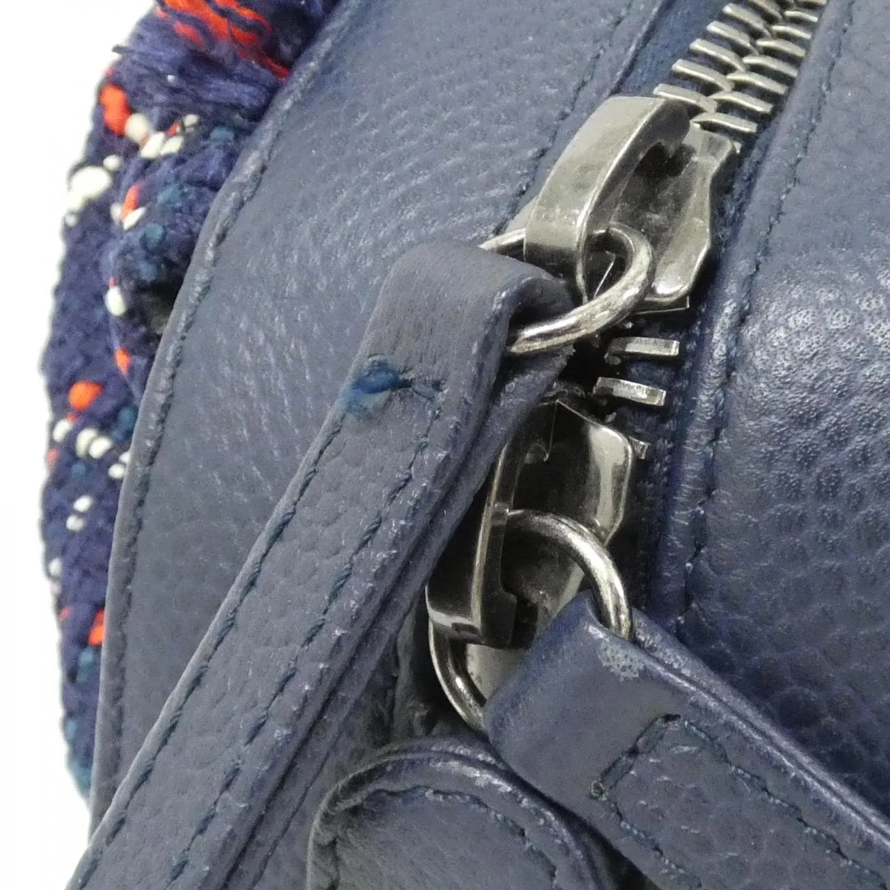 CHANEL 93310 Shoulder Caviar Leather 深藍色 Caviar Leather 中古品A - 縮圖 5