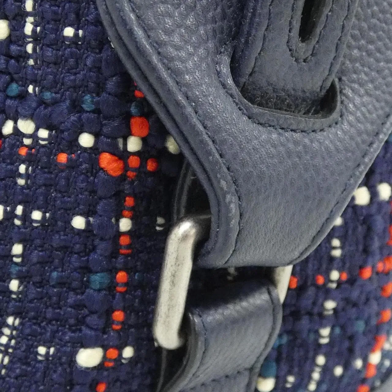 CHANEL 93310 Shoulder Caviar Leather 深藍色 Caviar Leather 中古品A - 縮圖 6