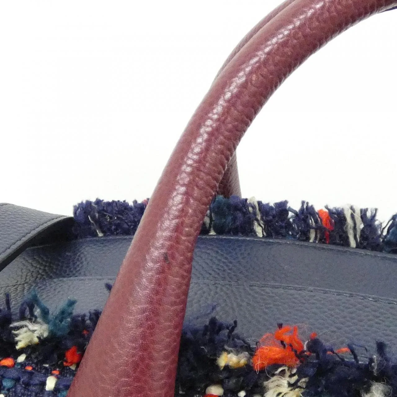 CHANEL 93310 Shoulder Caviar Leather 深藍色 Caviar Leather 中古品A - 縮圖 9