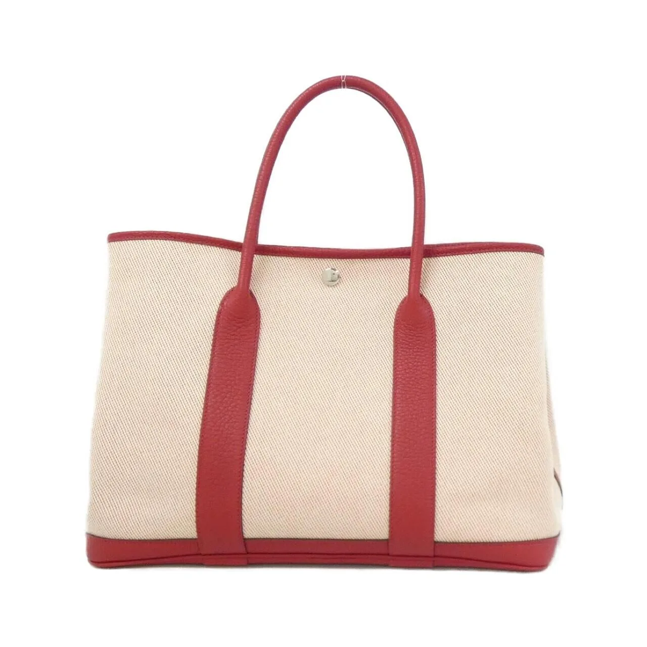 HERMES Garden Party 066781CK Tote Rouge