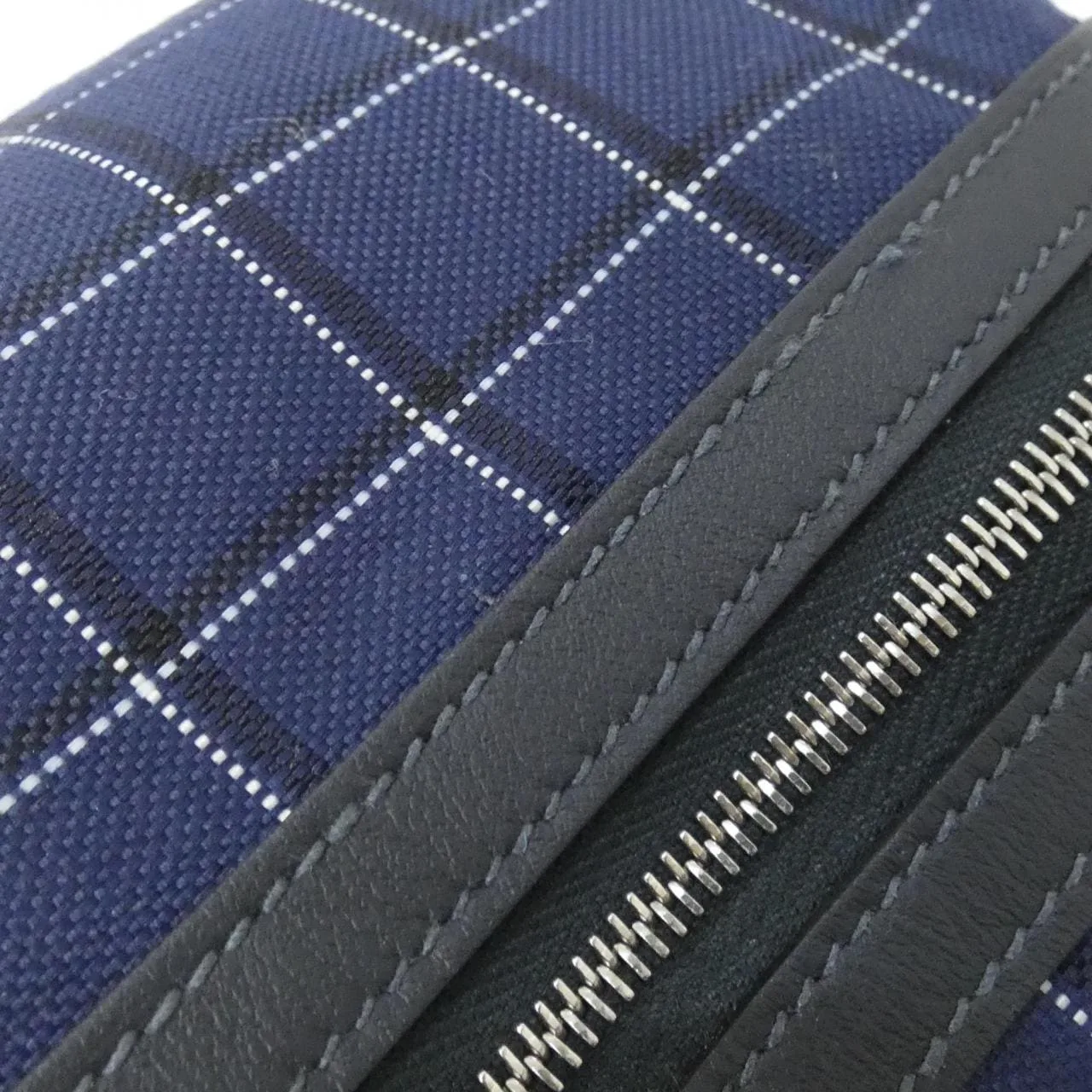 HERMES 084521CK Pouch Canvas Black Canvas Rank A - Thumbnail 4