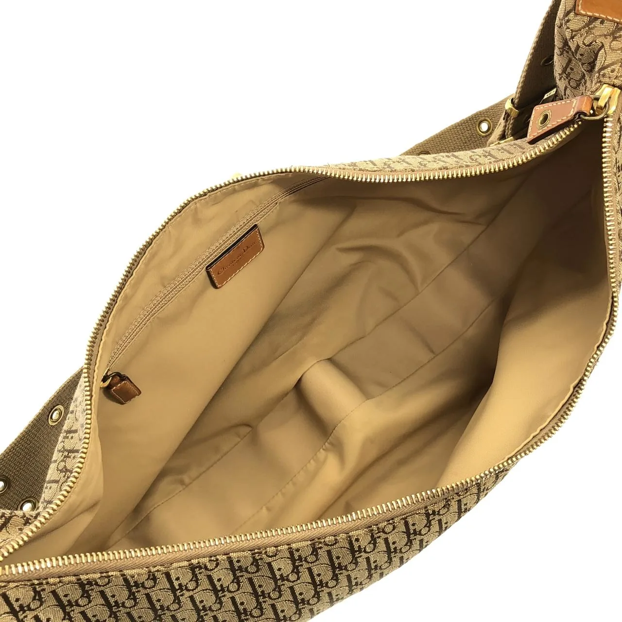 DIOR 肩背包 帆布 米色 帆布 中古品B - 縮圖 8