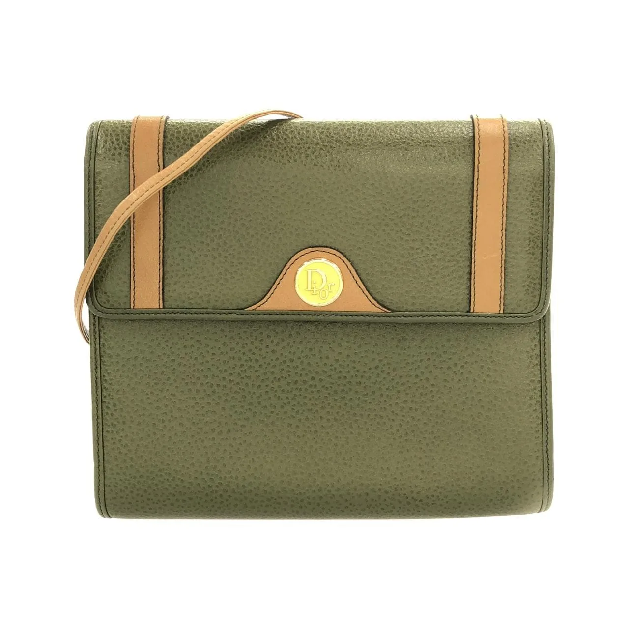 DIOR 肩背包 皮革 Gold