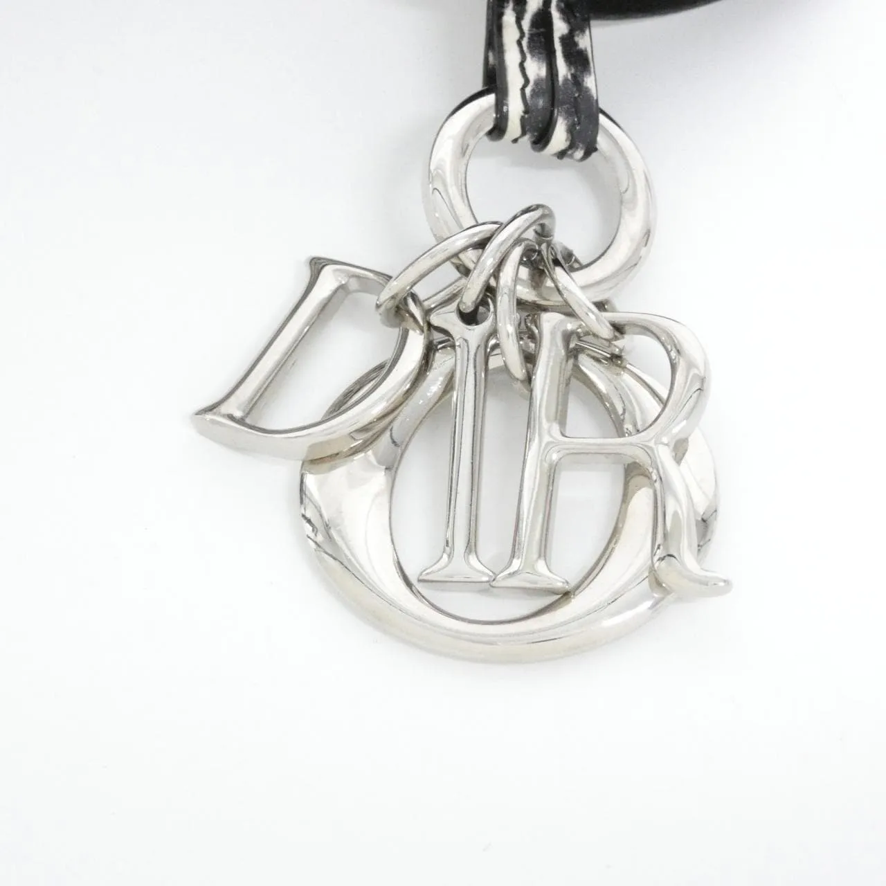 DIOR M1061PAYS 手提包 蟒蛇皮 黑色 蟒蛇皮 中古品B - 縮圖 7