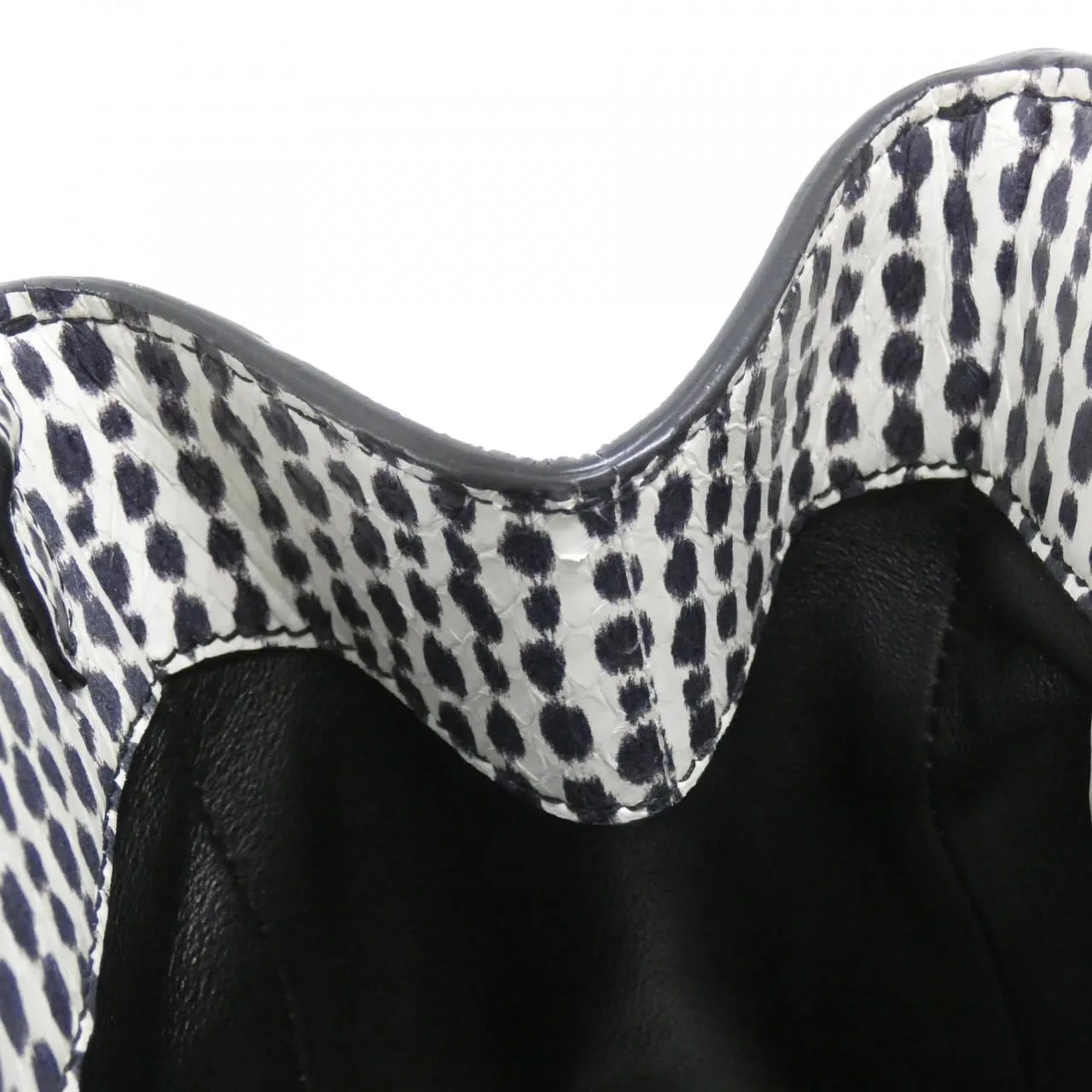 DIOR M1061PAYS 手提包 蟒蛇皮 黑色 蟒蛇皮 中古品B - 縮圖 10