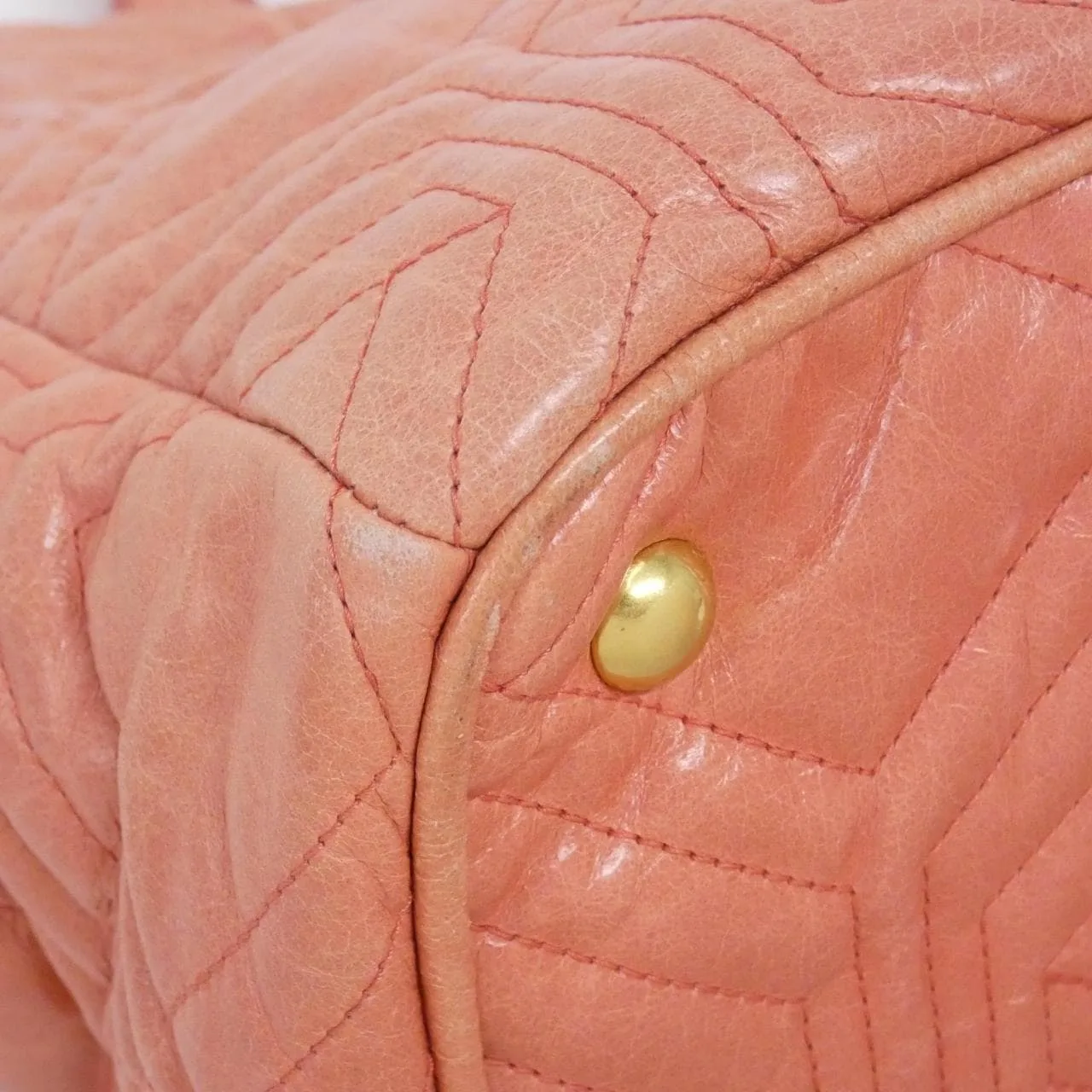 MIU MIU RN0912 手提包 黑色 中古品B - 縮圖 3